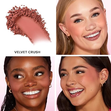 Too Faced Cloud Crush Blurring Blush | Velvety Powder Blush for Cheeks with High-Pigment Formula | 93% Naturally Derived Ingredients, Vegan & Cruelty-Free