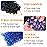 Aksice 8 Inch 8 Packs Yanky Twist Crochet Hair for Women Pre-looped Mini Twist Hair Bohemian Passion Twist Crochet Hair Boho Crochet Braids Synthetic (1B/Blue)