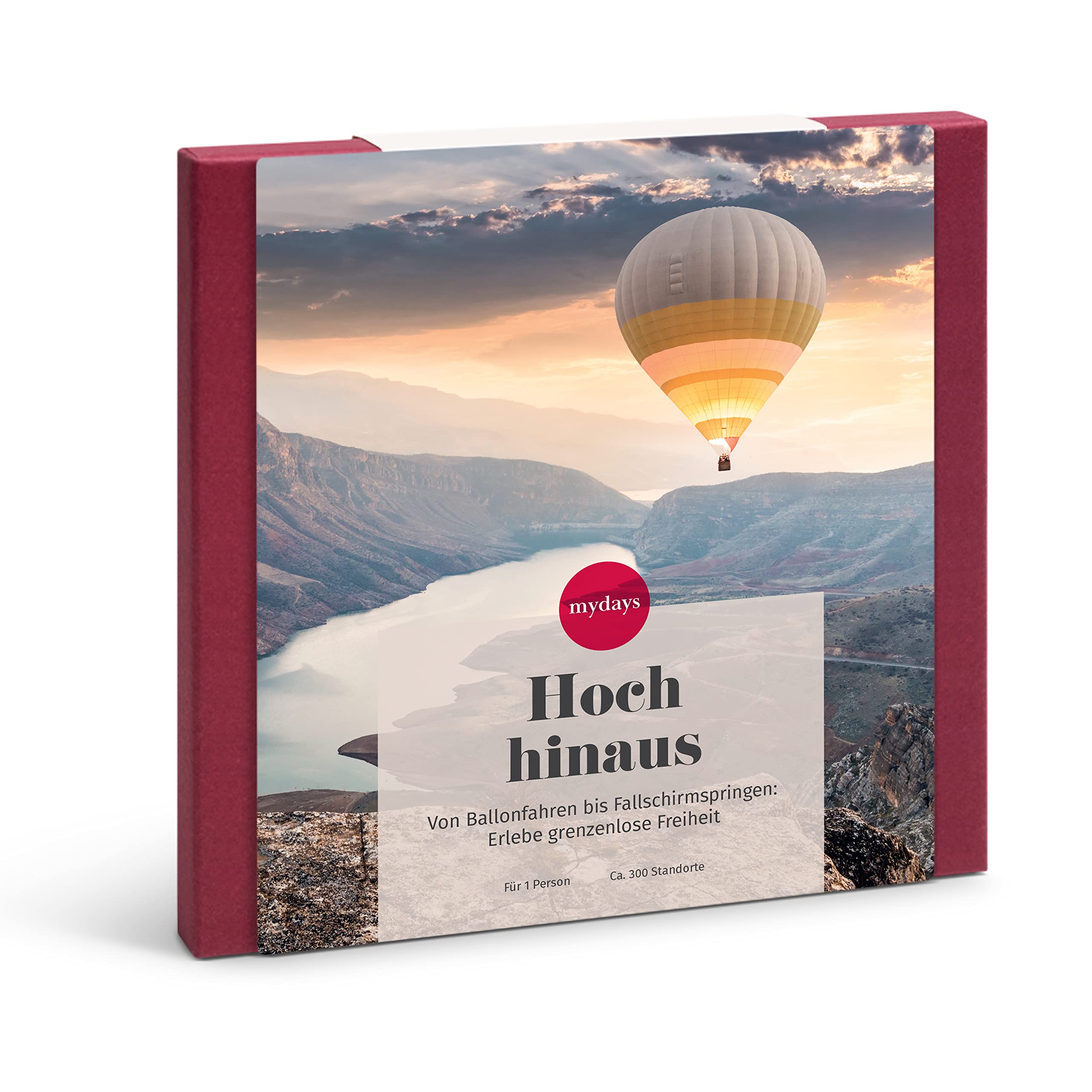 mydays Geschenkbox Hoch hinaus | Von Ballonfahren bis Fallschirmspringen: Erlebe echte Highlights