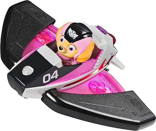 Miniatura 3 de Paw Patrol, Jet to The Rescue Skye Deluxe - Vehículo transformador con luces y sonidos