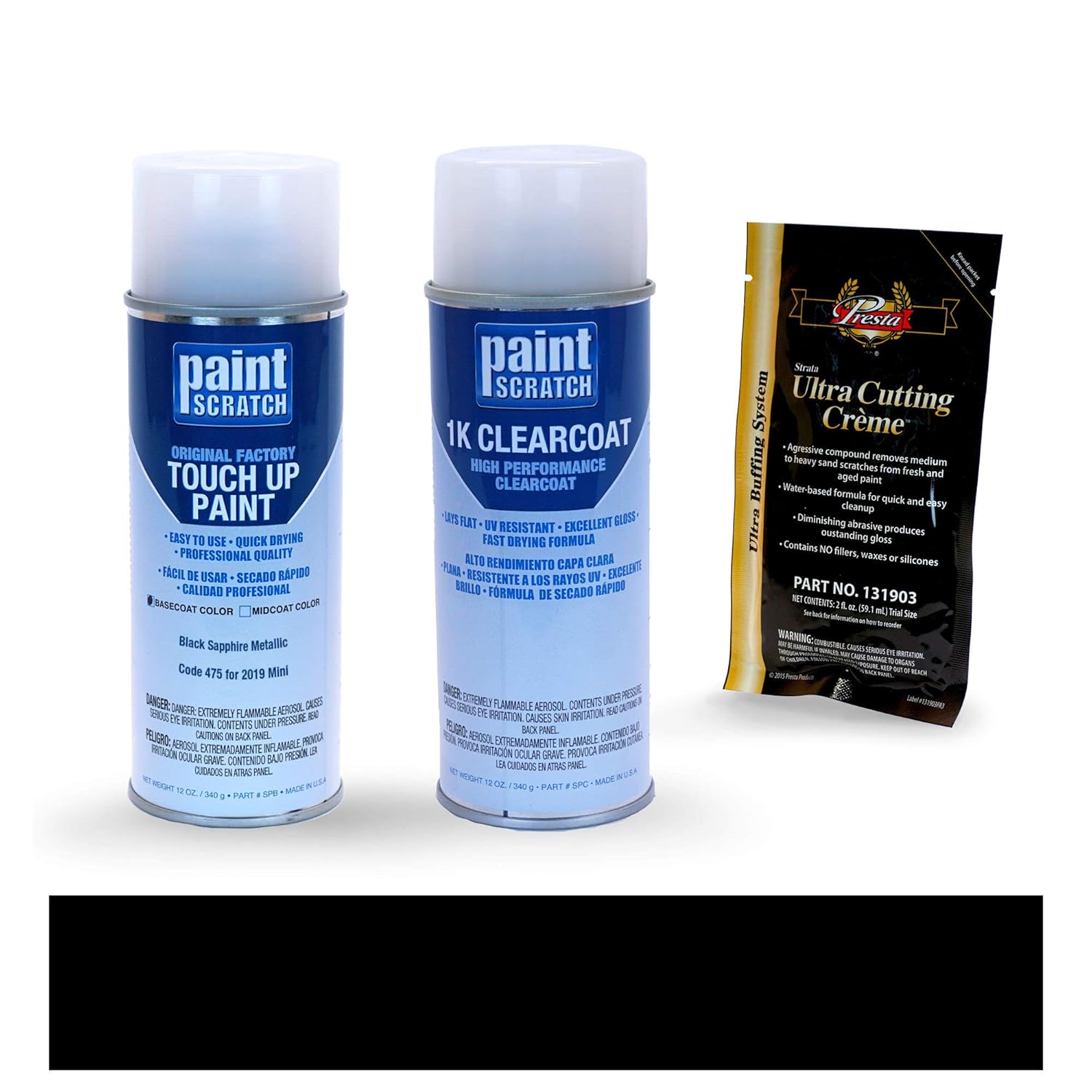 PAINTSCRATCH Black Sapphire Metallic 475 for 2019 Mini Cooper Touch