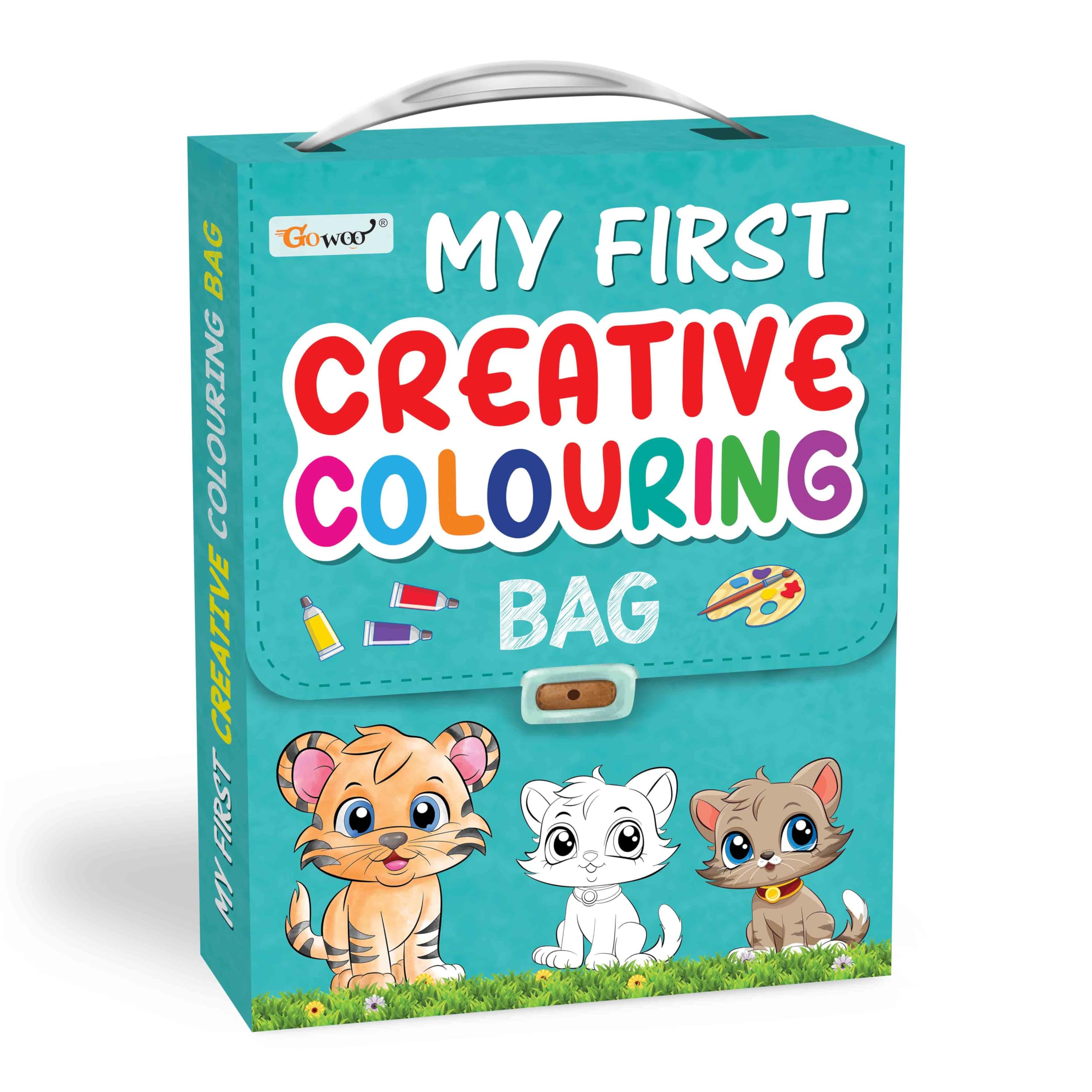 Buy My first Creative colouring bag : Kids colouring book, My first ...