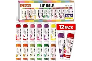 Moisturizing 10-Pack Lip Balm: Cracked Lip Relief