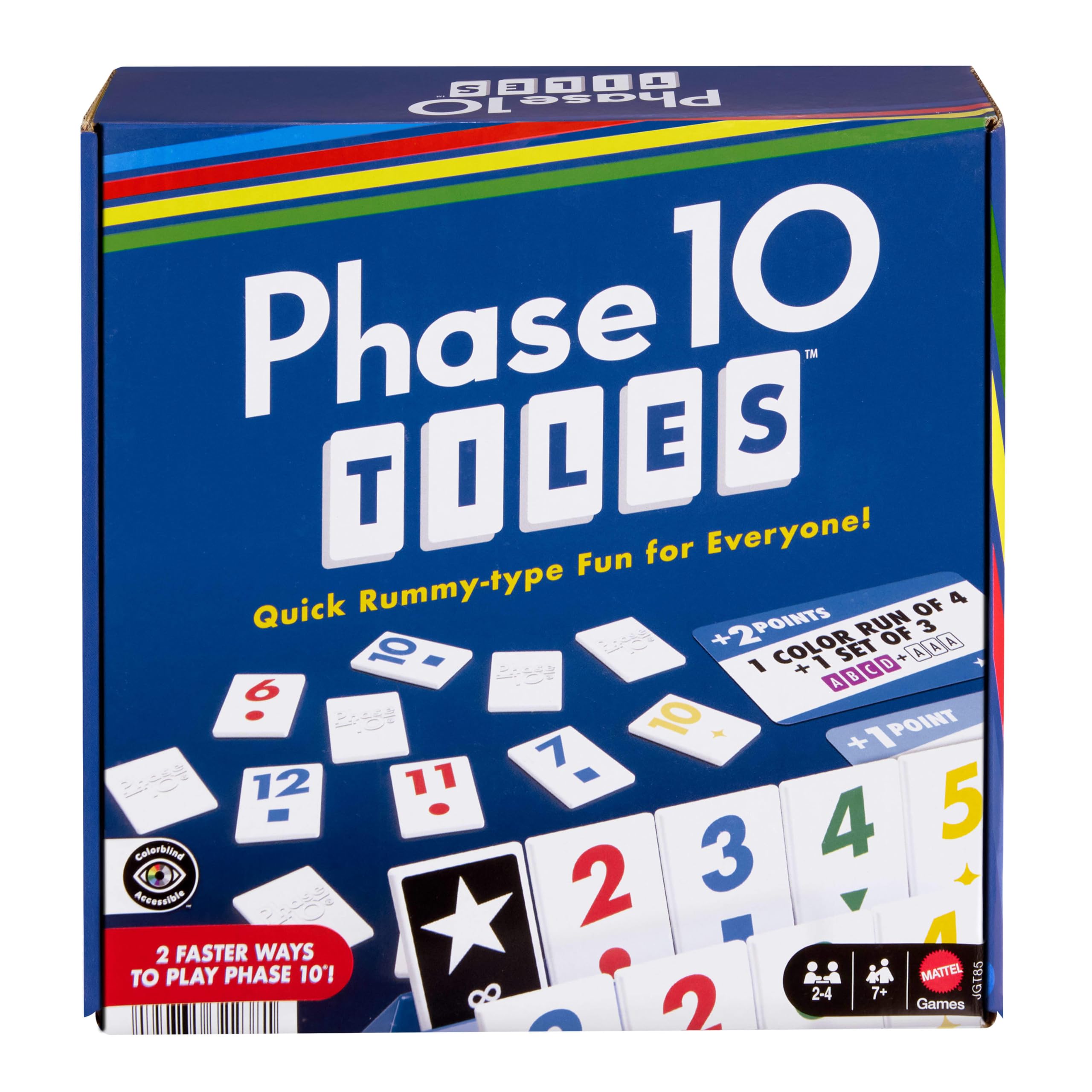 Mattel Games Phase 10 Tiles Game for Ages 7+, 2-4 Players โ image 1