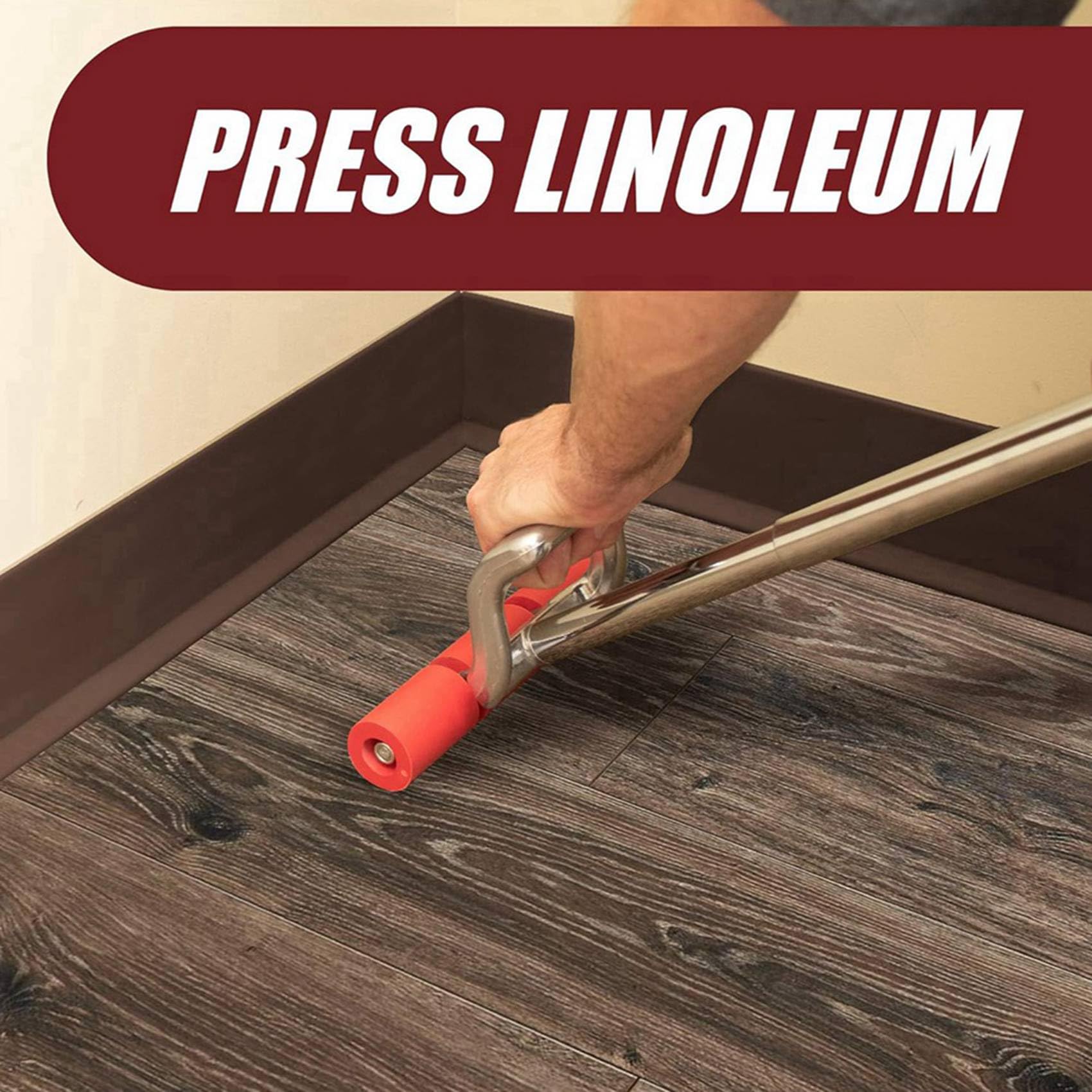 2X Rodillo Retráctil Resistente para Pisos y para Laminados, Alfombras, Azulejos y Revestimientos de Se Extiende Hasta 27 Pulgadas.
