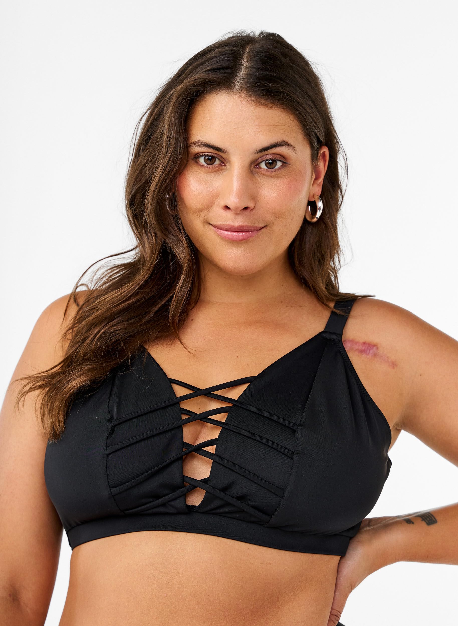 Zizzi Swim by Haut de bikini pour femme Grandes tailles Taille 42-60