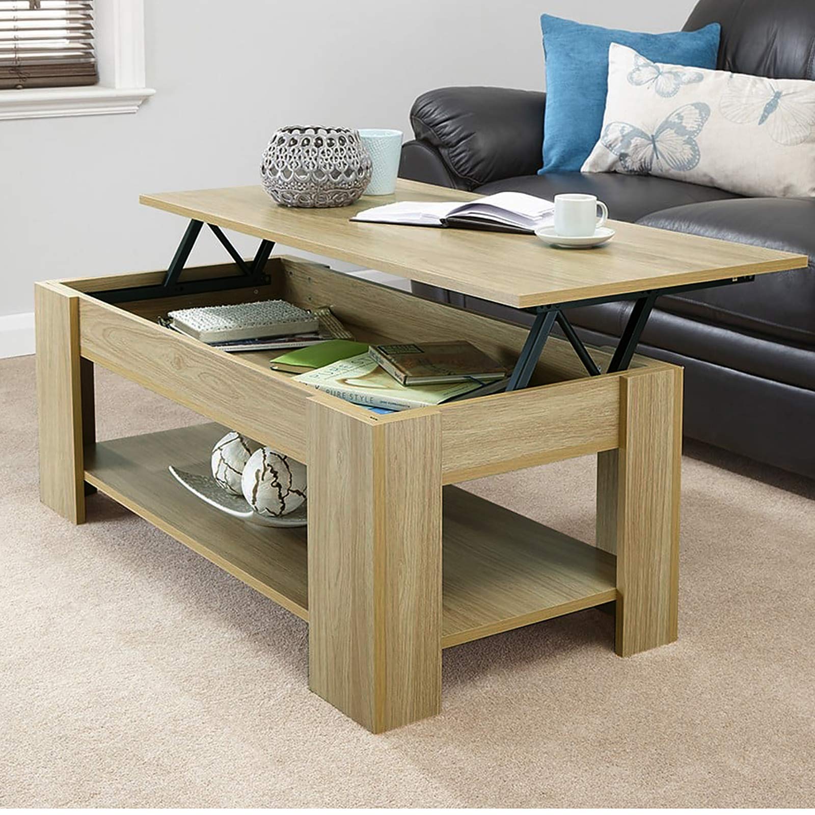 Coffee Table With Storage Lift Up Coffee Table For Living Room Modern