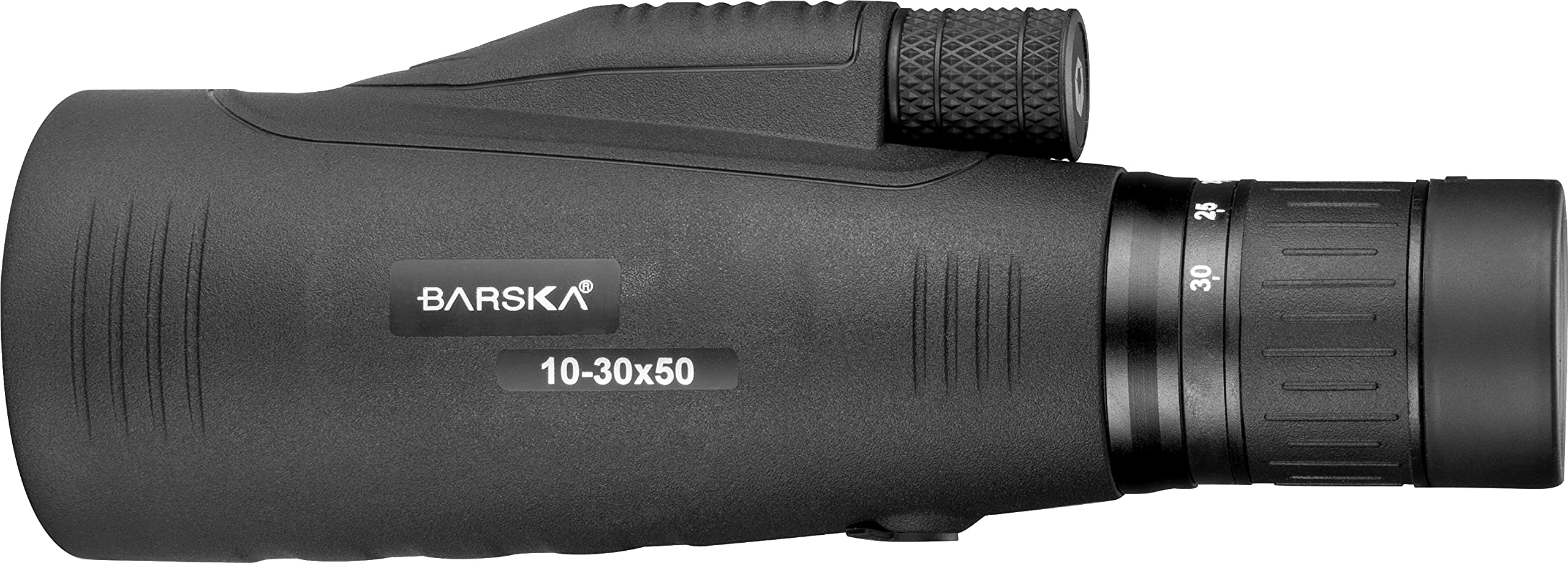BARSKA Monocular de precisión de 10-30 x 50 mm para observación de Aves, Viajes, Caza, Paseos en Bote y Camping.
