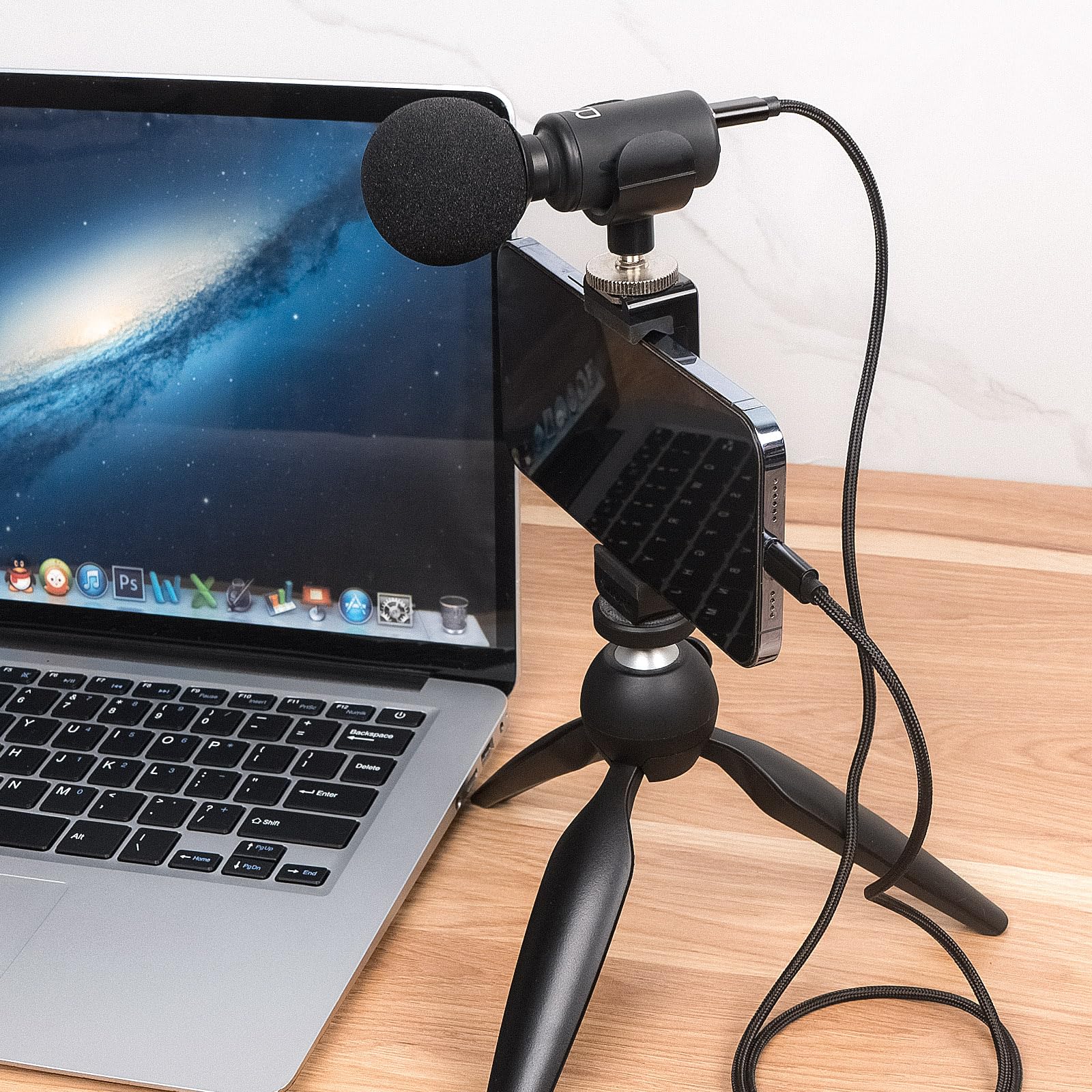 Amazon.com: GEEKRIA for Creators Micro USB to Lightning Microphone