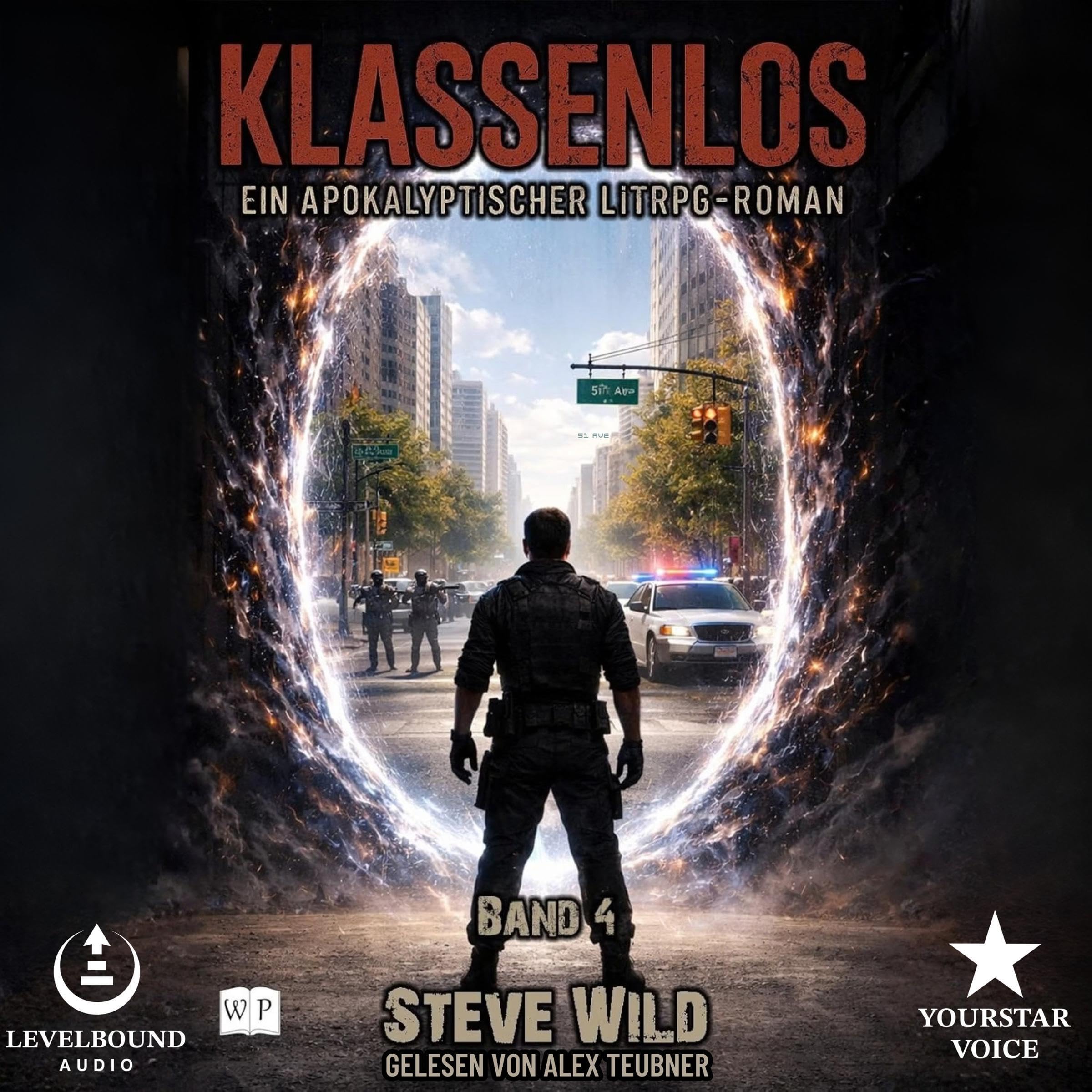 Cover art for Klassenlos: Ein apokalyptischer LitRPG-Roman Band 4