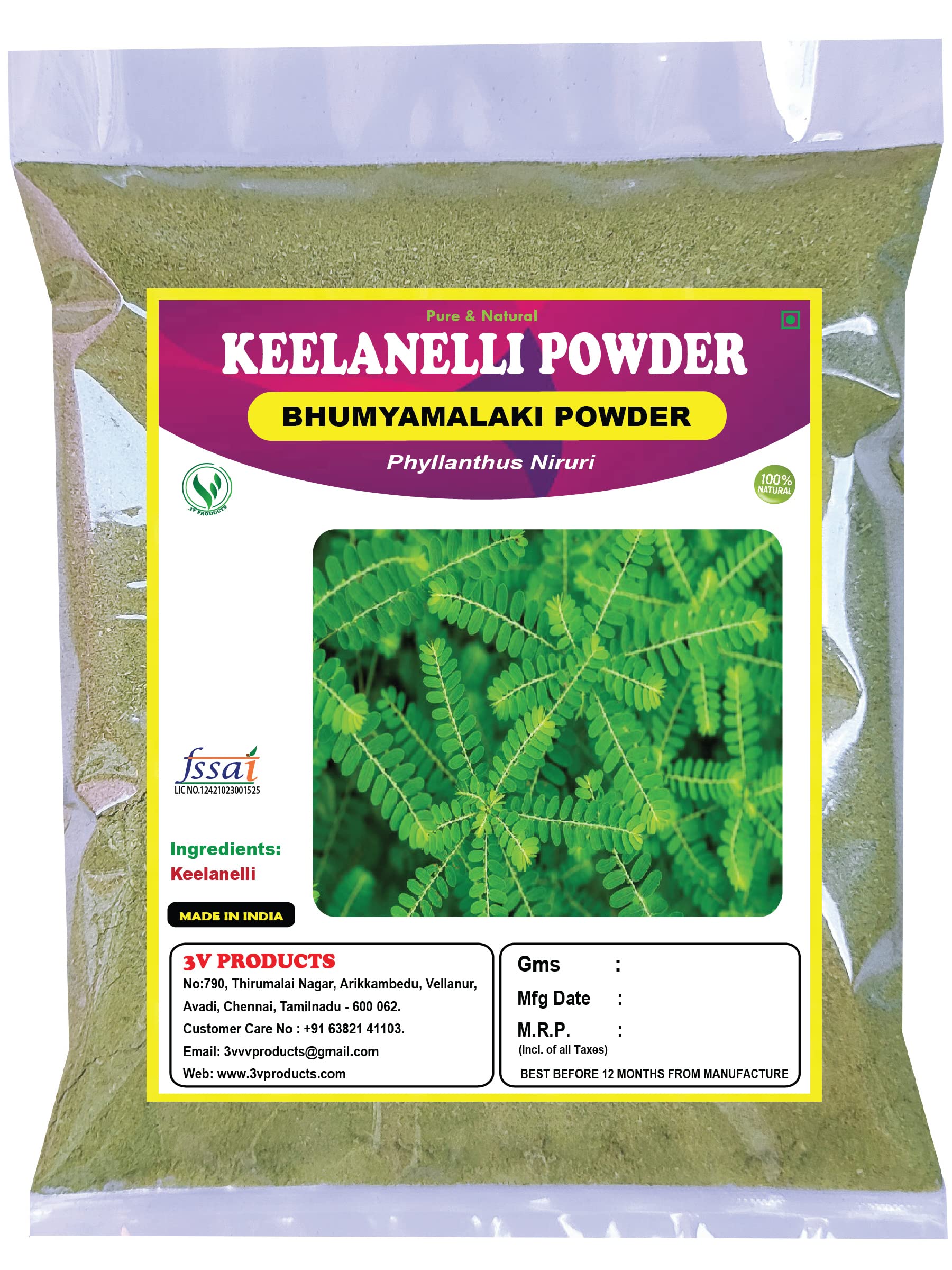 See full amazon price history chart for 3V PRODUTS Natural Keelanelli Powder 400g | Bhumi Amla | Phyllanthus Niruri Powder | Bhumyamalaki Powder for Liver Functioning, Improved Digestion & Enhanced Kidney Health (Pack of 4x100g) 3V PRODUTS Natural Keelanelli Powder 400g | Bhumi Amla | Phyllanthus Niruri Powder | Bhumyamalaki Powder for Liver Functioning, Improved Digestion & Enhanced Kidney Health (Pack of 4x100g) (B089SJKJ5R) Amazon Price History, Amazon Price Tracker