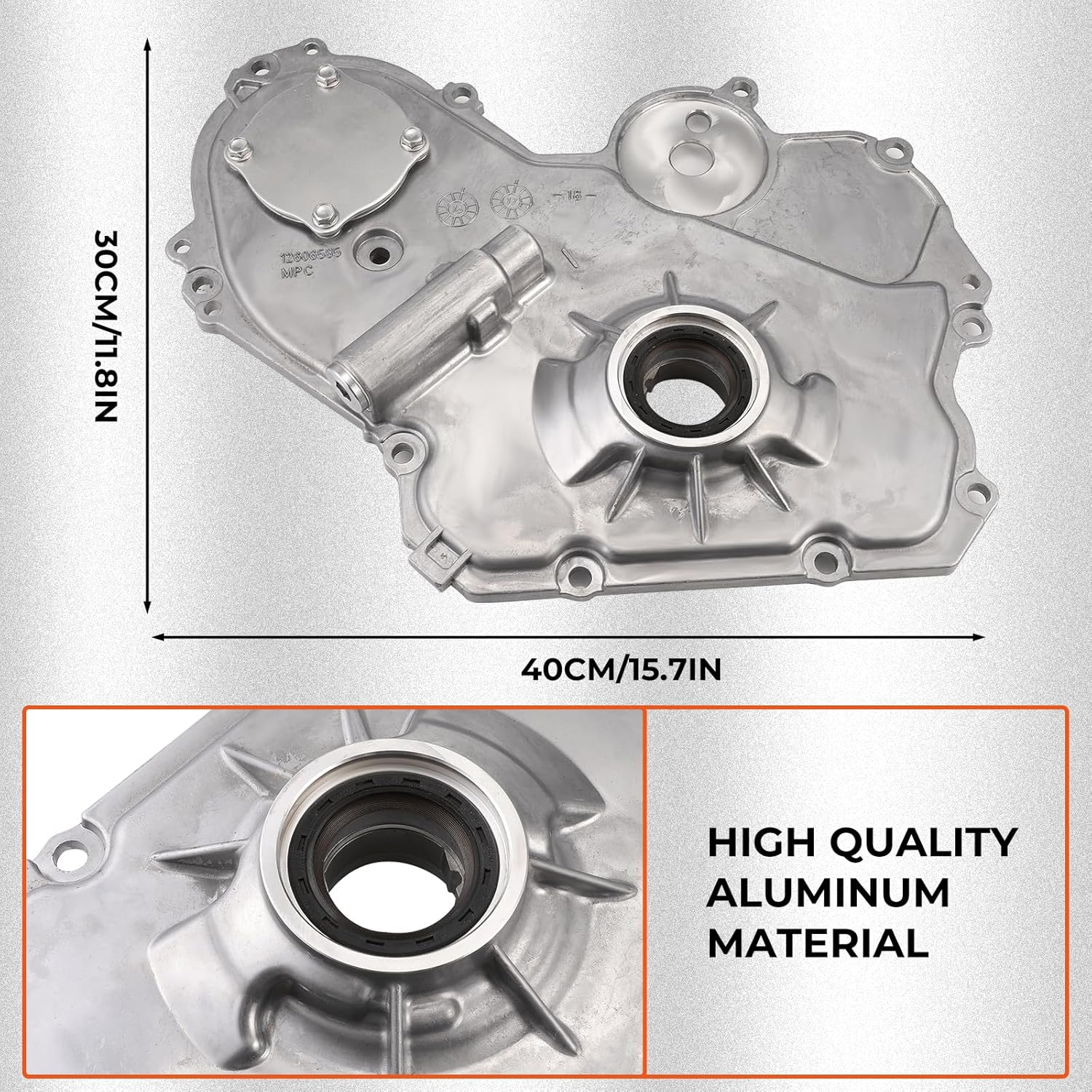 M349 Engine Oil Pump fit for Chevrolet Malibu Impala Equinox HHR Cobalt, for Buick Lacrosse Regal Verano, for Pontiac G5 G6, for GMC 2.0L/2.2L/2.4L l4, 12637040 12606580