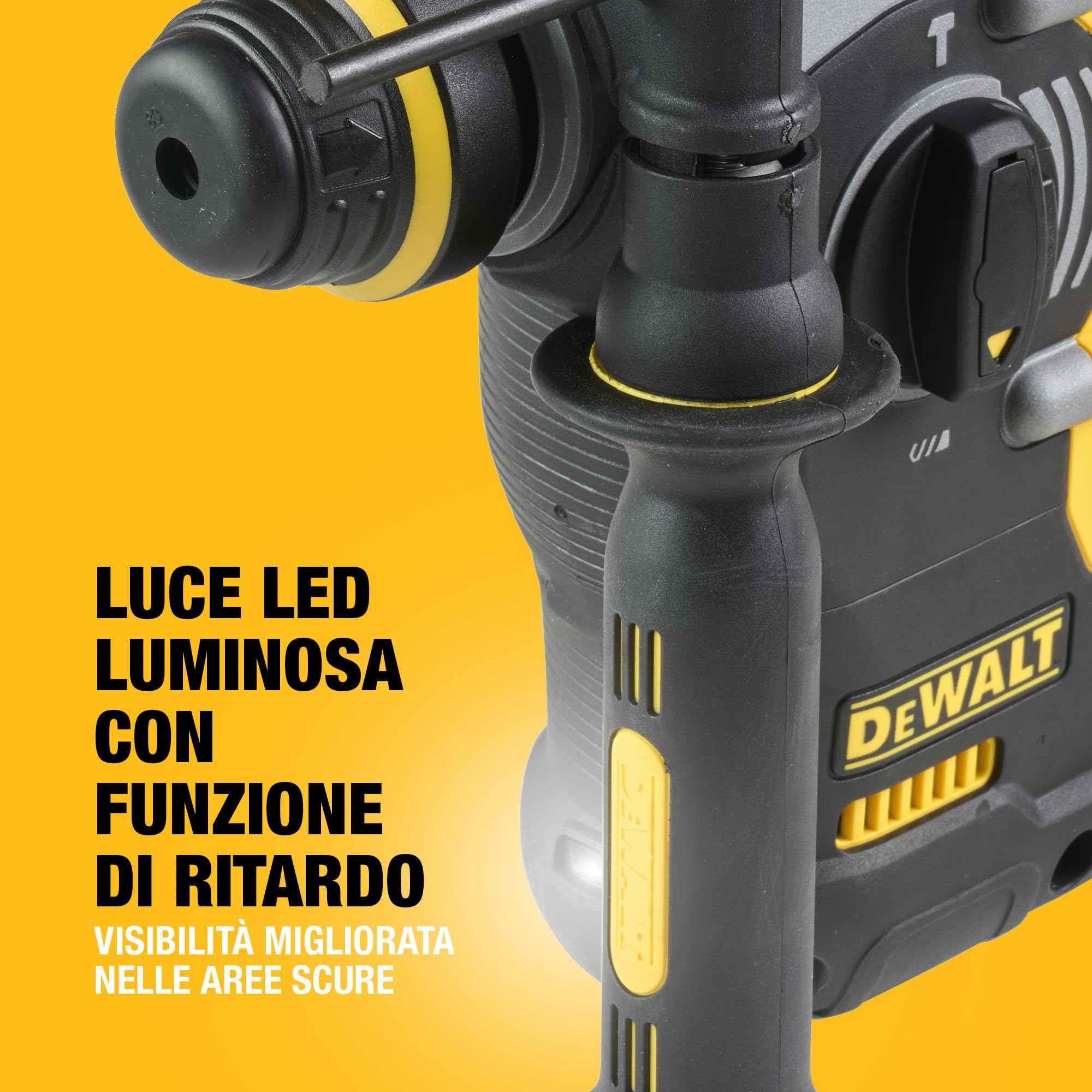 DEWALT 18V XR Martello Perforatore Brushless 24mm SDS-Plus, Unità Nuda, DCH273N-XJ