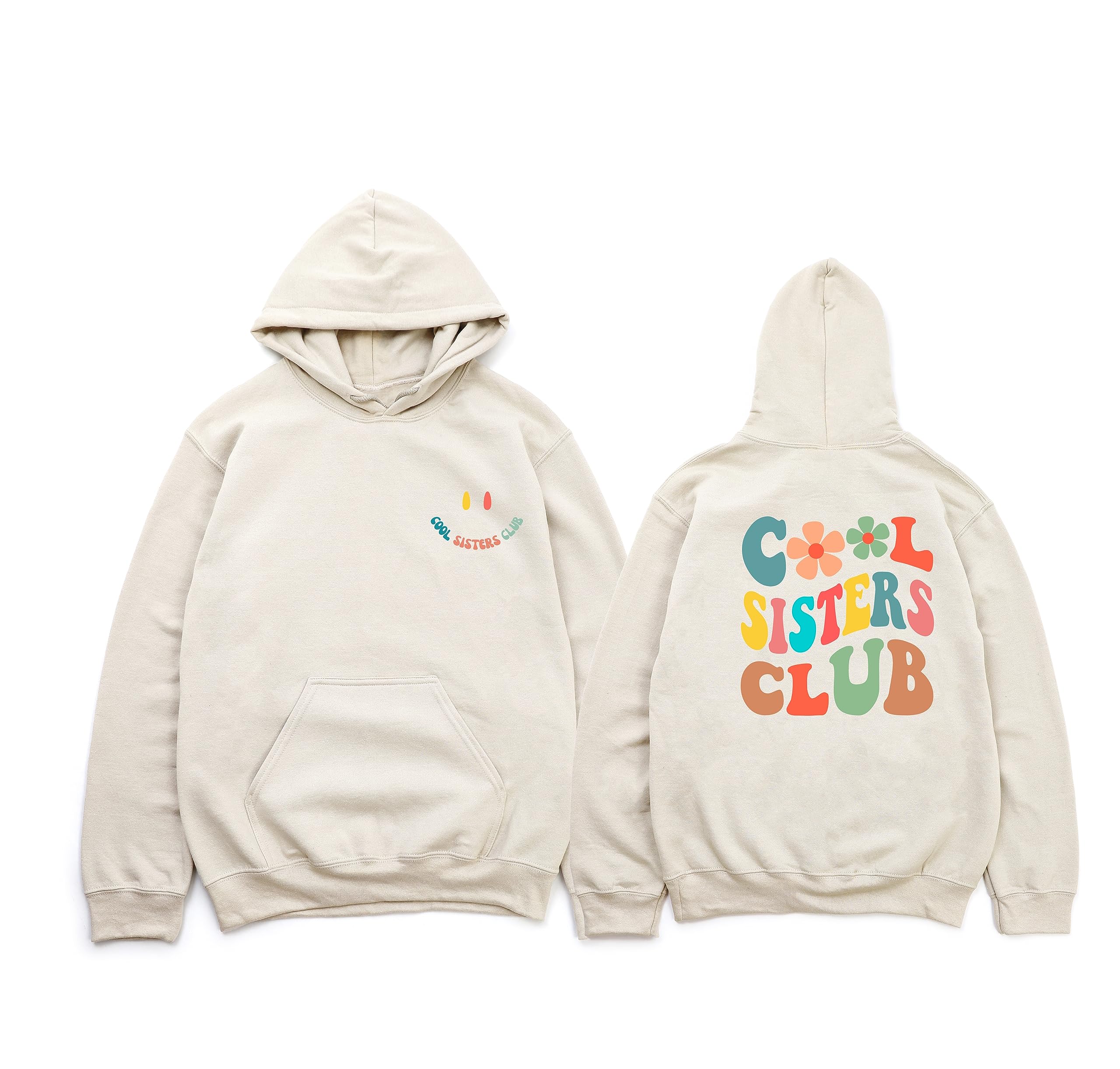 HandmadeCool Sisters Club Hoodie Sweatshirt, Cool Sister Club, Sister Hoodie Sweatshirt, Sister Shirt, Gift For Sister, Sister Gift