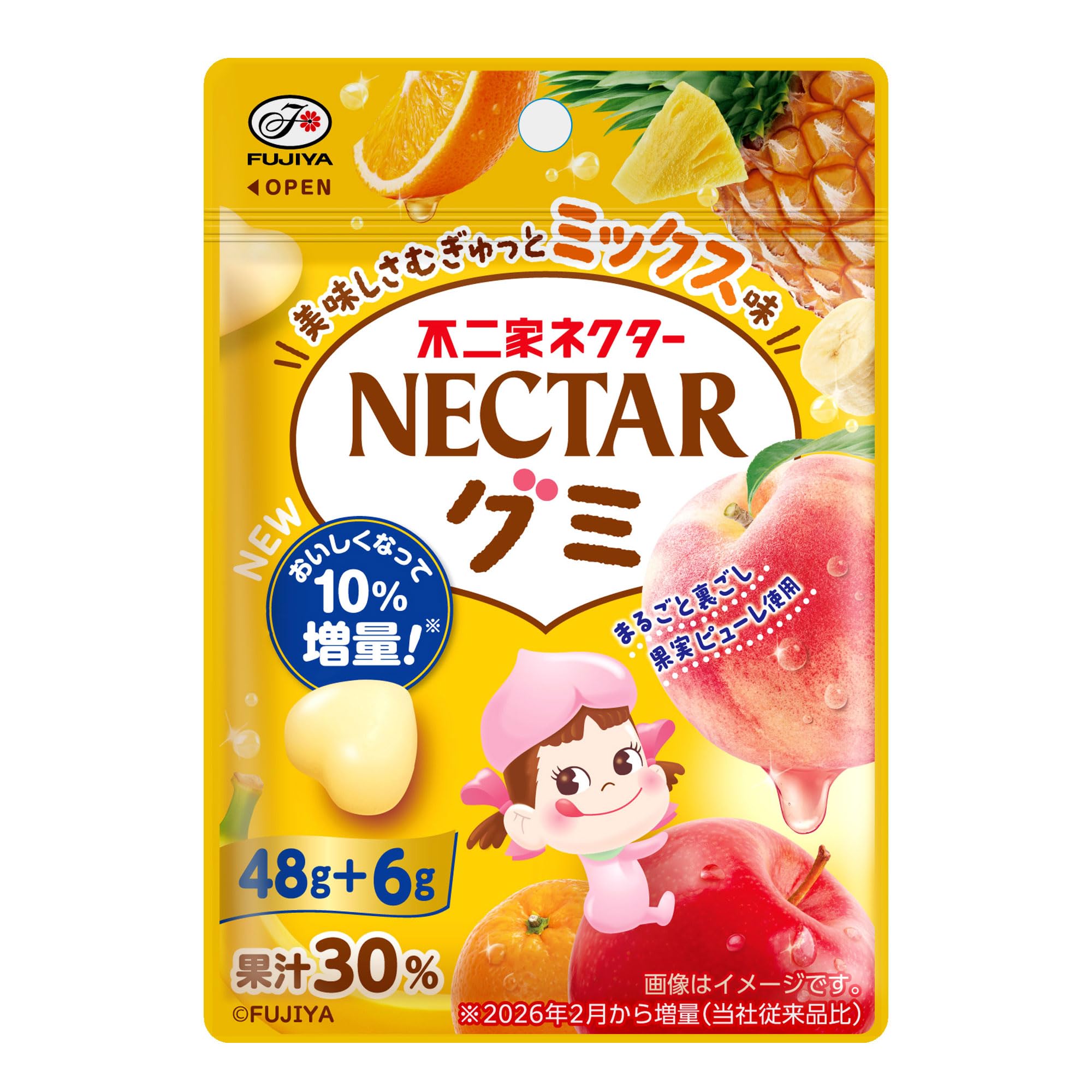 不二家 ネクターグミ（ミックス） 54g×10袋