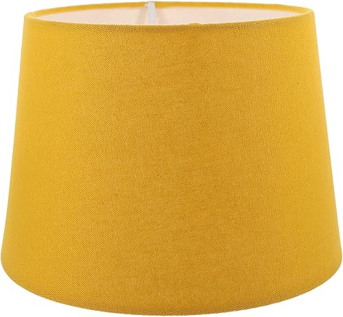 Pantalla de lámpara de mesa Pantalla Pantalla para piso Tela colgante Plataforma Amarillo Escritorio