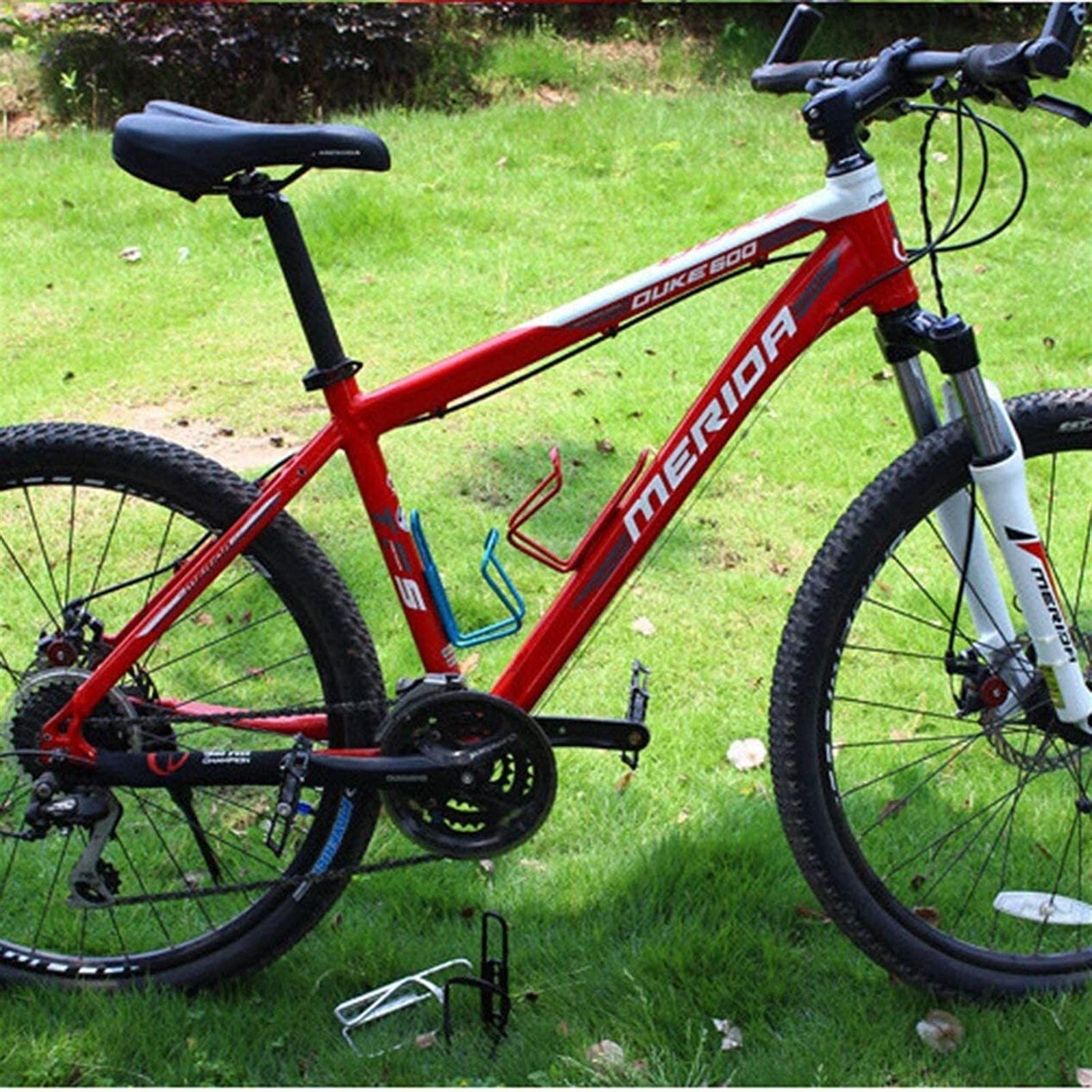 Rowerowy koszyk na bidon Road Mountain Bike uchwyt na kubek wody koszyk na bidon akcesoria do sprzętu jeździeckiego uniwersalny koszyk na bidon (2 szt.) (kolor: srebrny) (kolor: Rood) (Rood)