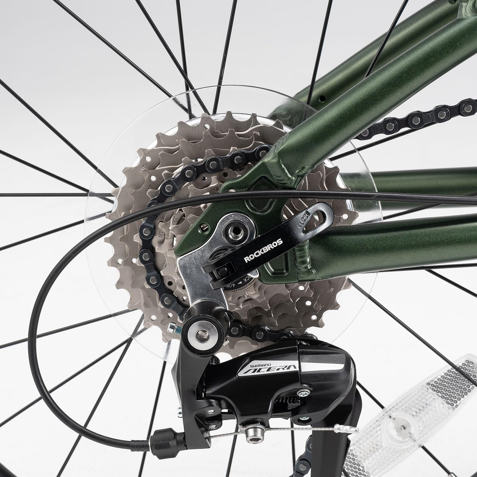 ROCKBROS Vélo Pliant de 20 Pouces en Aluminium, Vélo Pliable à 8 Vitesses Frein à Disque, Portable & Compact pour Adulte
