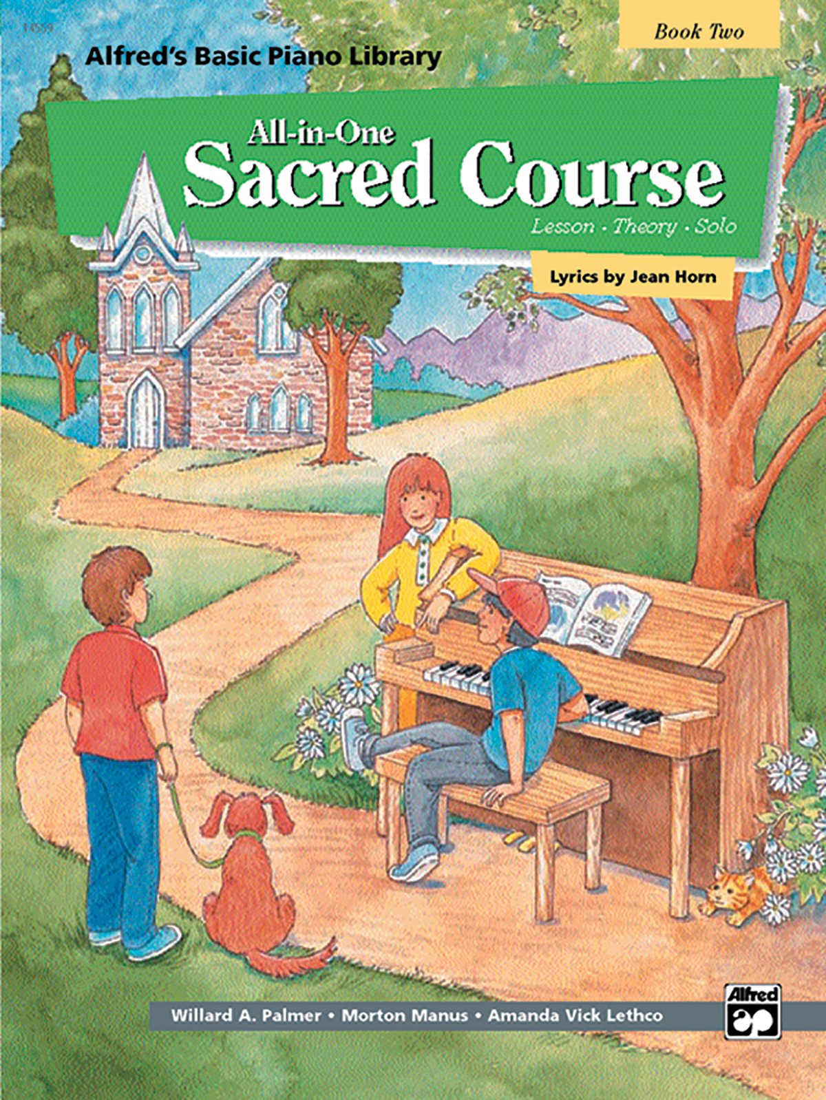Alfred's Basic All-in-One Sacred Course, Bk 2: Lesson * Theory * Solo (Alfred's Basic Piano Library, Bk 2)