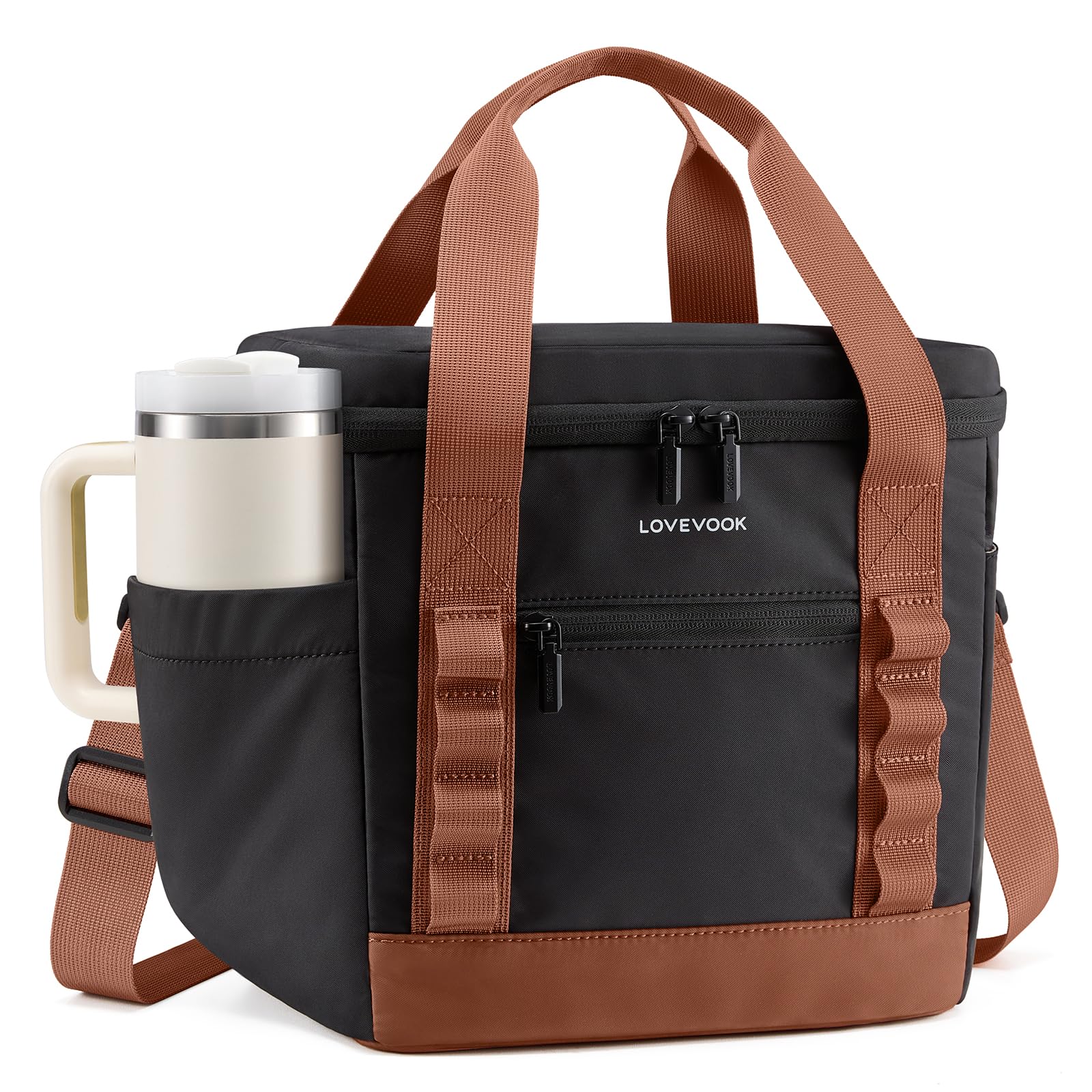 LOVEVOOK Insulated Lunch Bag for Women men, Large Leakproof Adult Lunch Box