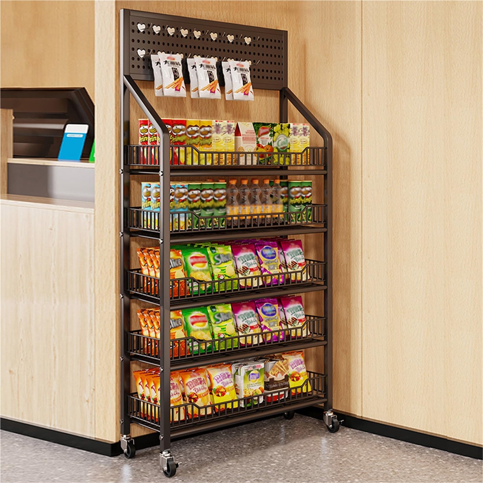 Amazon.com: YHKJLYH Retail Snack Display Stand 4/5 Tier Metal Wire