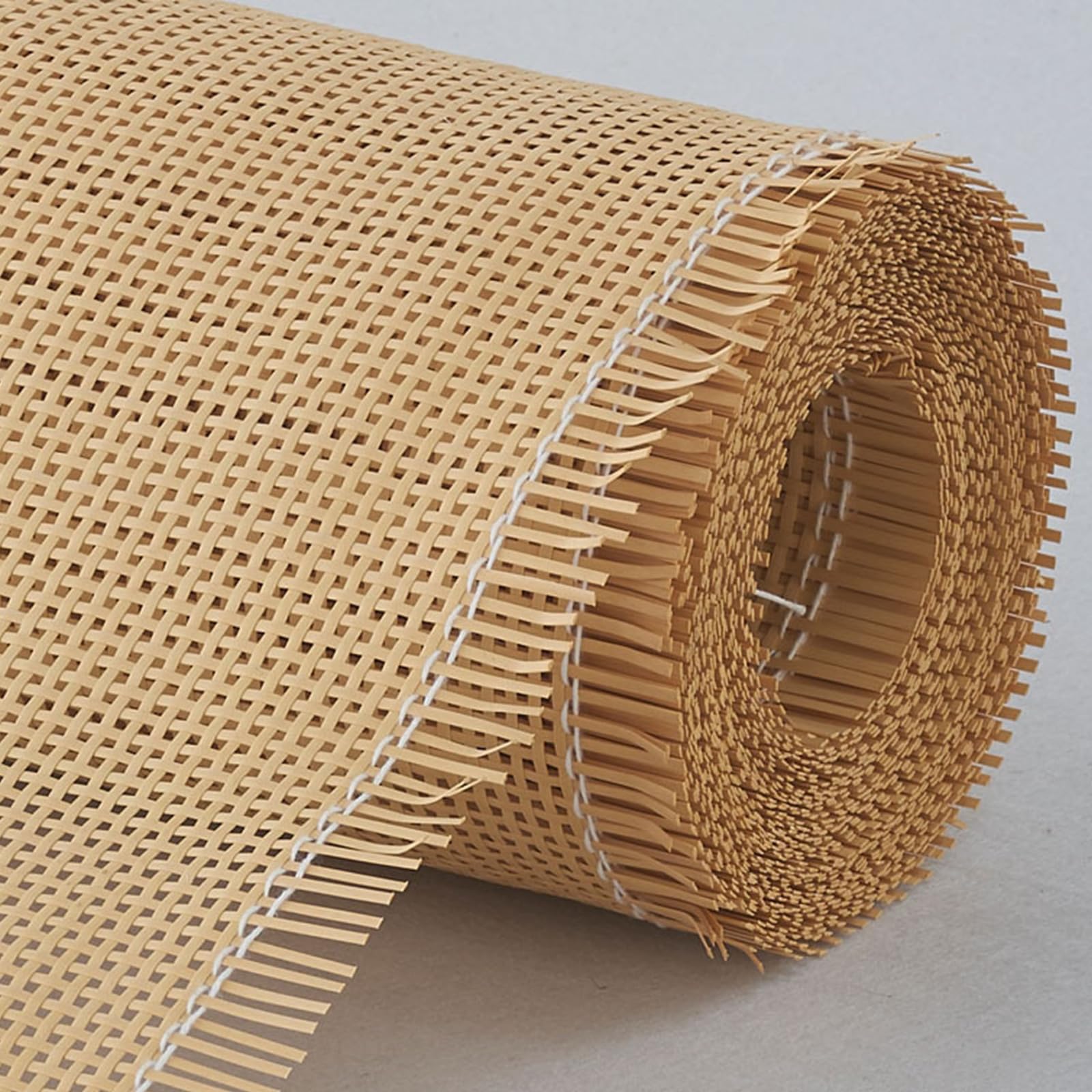 Heimdekor Rolle aus Rohrgeflecht mit synthetisch gewebtem, 40cm