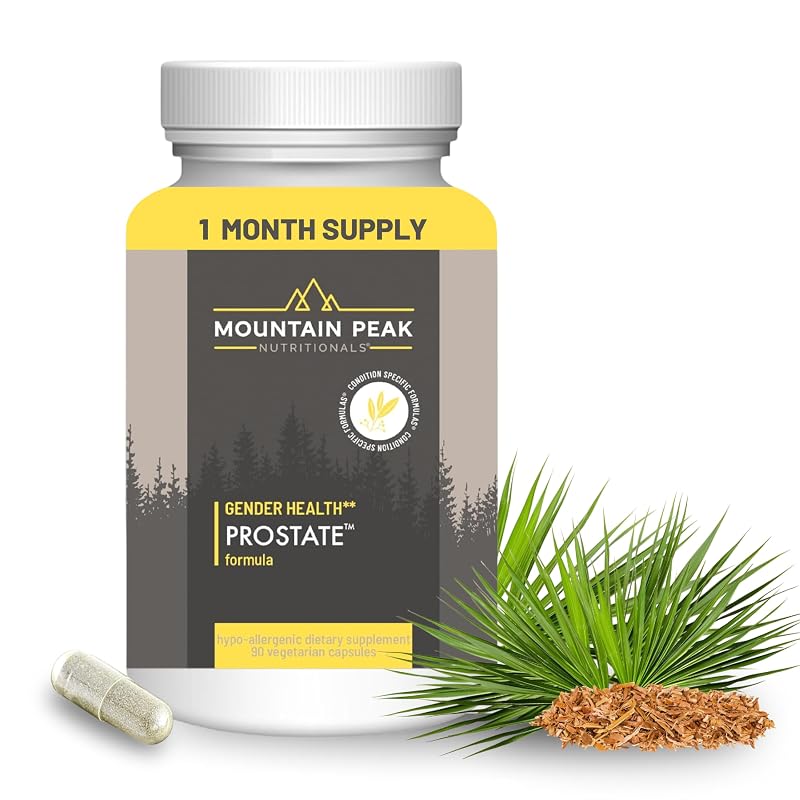 Mountain Peak Nutritionals Suplemento Fitoterápico Saw Palmetto e Pygeum, 90 cápsulas