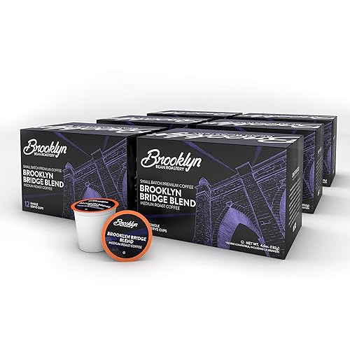Miniatura 8 de Brooklyn Beans - Cápsulas de café gourmet con sabor a avellana, compatibles con 2.0 cápsulas de café Keurig, 72 unidades