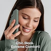 Vista 1280 de GONEZ Funda de silicona para iPhone 15 Pro Max, compatible con Magsafe, protector de cámara + protector de pantalla, forro de microfibra suave Negro