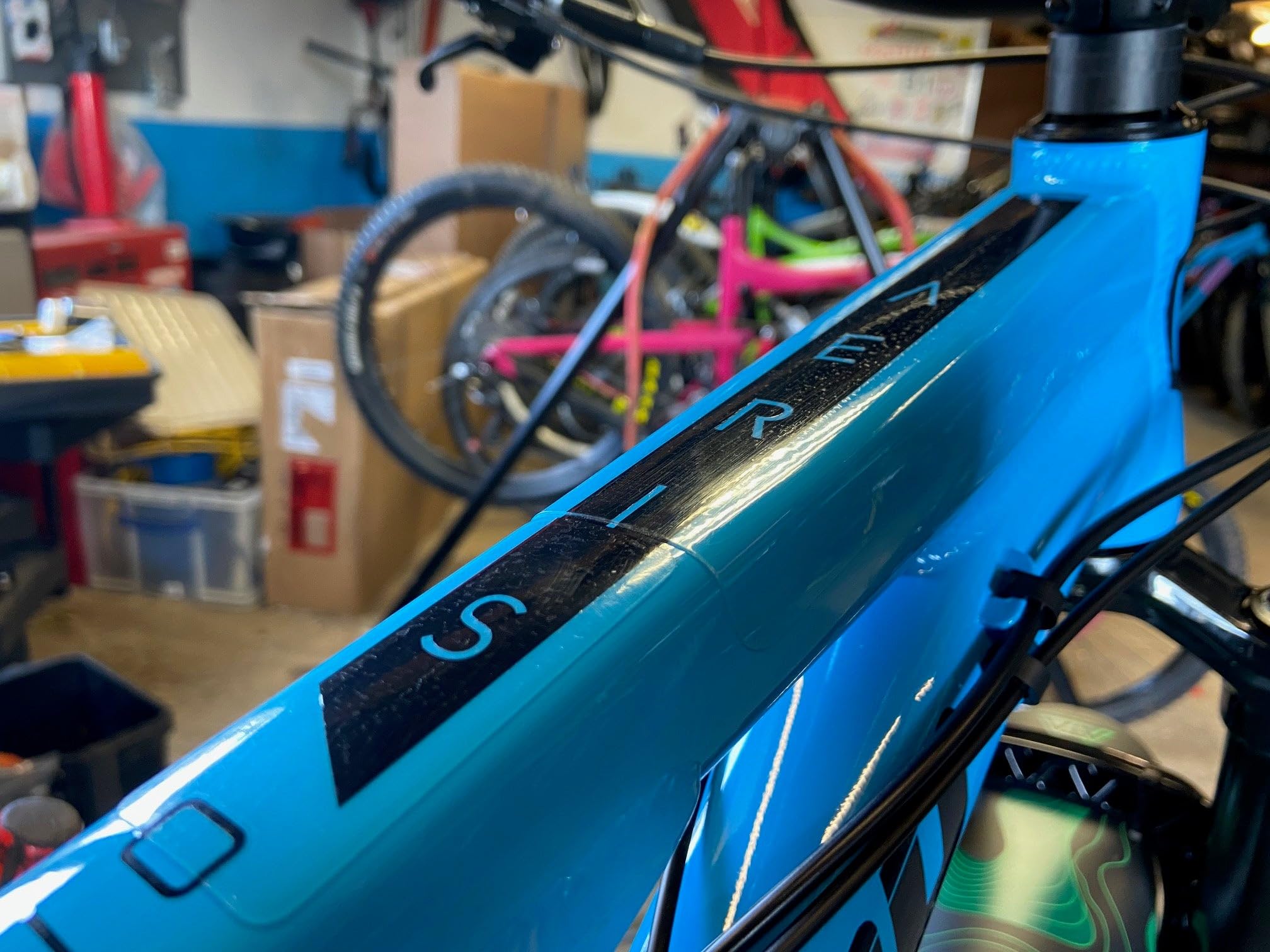 Kit de protection complet pour cadre de vélo (finition mate)