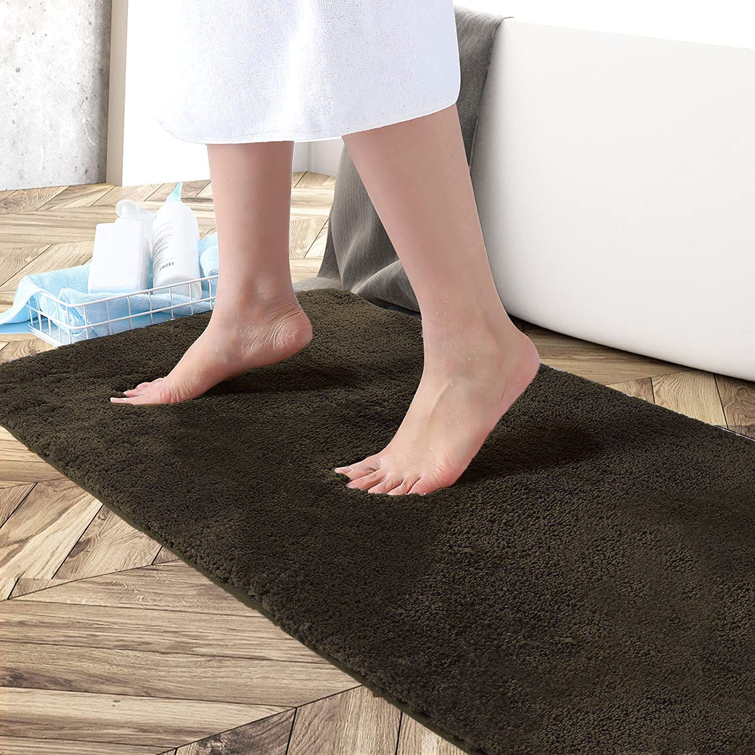 Flooring India Runner Mat Soft Anti Slip Skid Newman Mats for Bathroom Door 2x5 Feet (Coffee) Pc 1 (B0987RJMJ4) Amazon Price History, Amazon Price Tracker