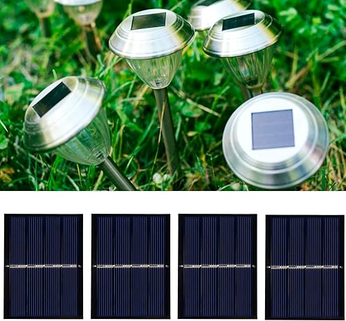 Miniatura 3 de knitting machine 4Pcs 0.65W 2V DIY Stable Performance Solar Panel Module System for Solar Toy Light Battery Charging 60x80mm