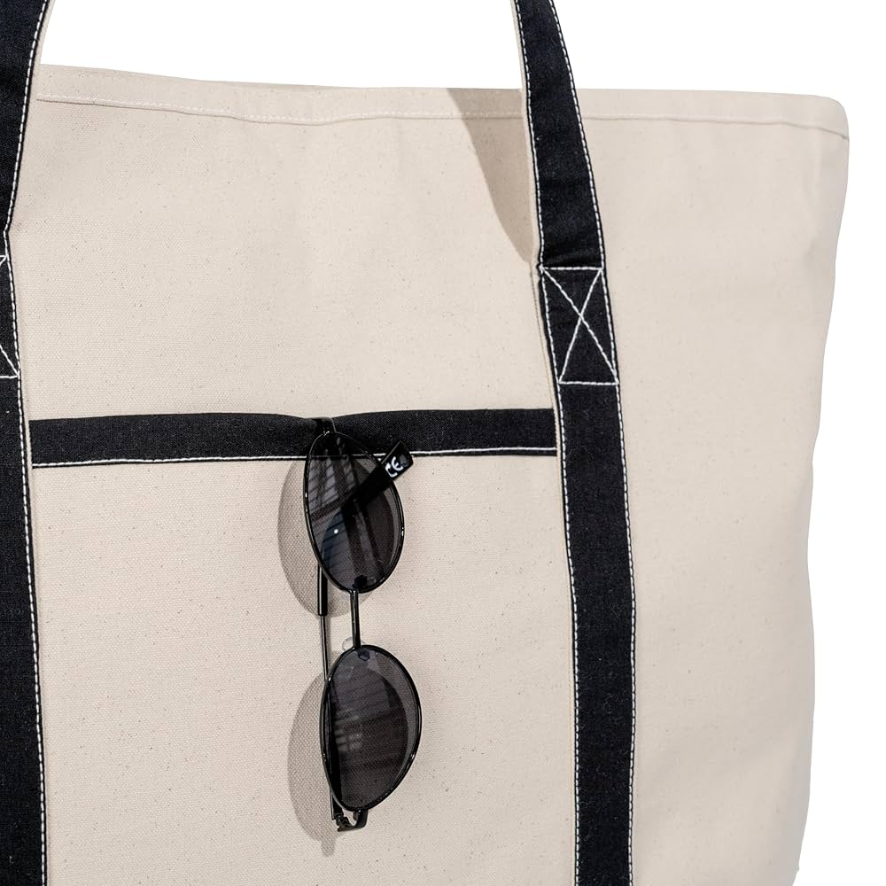 TRUCK×hobo COTTON CANVAS GIANT TOTE BAG Amazon.com: Extra Large Canvas Tote Bags with Zipper - 22