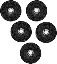Disco de Tira Poli de 100 Mm, 5 Peças de Disco de Tira de Poli Preto, Ferramenta de Remoção de Ferrugem para Moedores de Anjo 100 Mm, Discos PSA