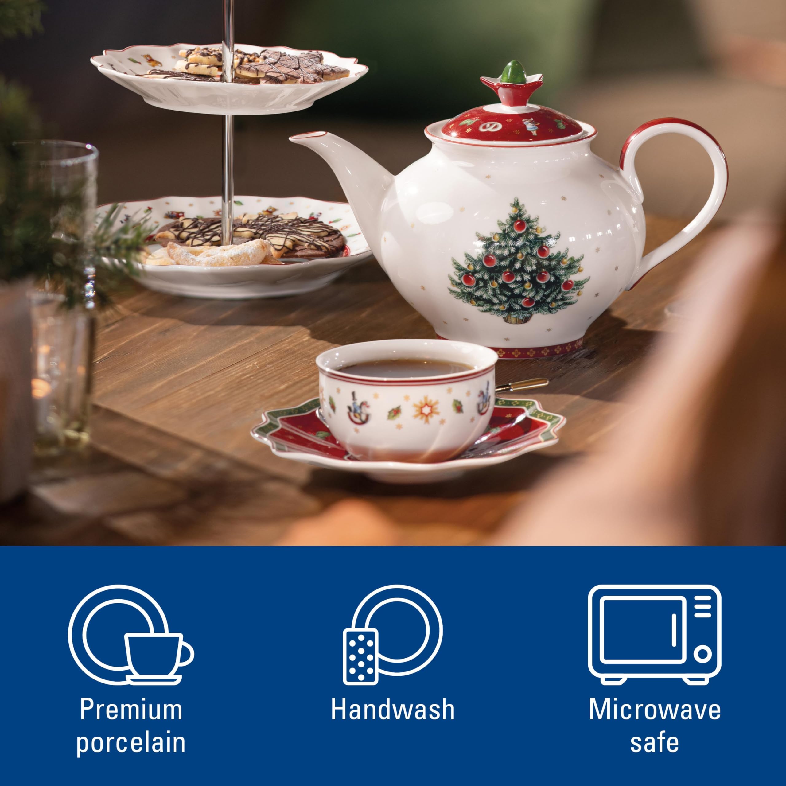 Villeroy & Boch Toy'S Delight Dzbanek 1.5 l Biały Czerwony