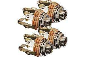 Switchcraft 1/4in. Stereo Input Jacks Type 12B (4 Pack)