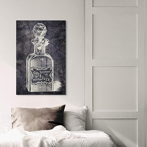 Miniatura 5 de Wynwood Studio Drinks and Spirits - Lienzo decorativo para pared, diseño de botella de veneno, licor para decoración del hogar, 20 x 30 pulgadas,