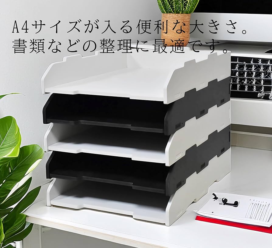 A3! まとめ売り Amazon.co.jp: A3デスクトレー A3対応 a3収納トレー レター