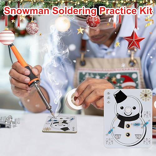 Miniatura 6 de Proyecto de práctica de soldadura Electrónica DIY Kits de soldadura para aprendizaje Formación Enseñanza Adultos principiantes