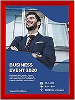 Vista 51 de BNV Marco de aluminio para póster de carga frontal / certificado de imagen, blanco, 8.5 x 11 pulgadas, perfil de 1 pulgada, montaje en pared, modo