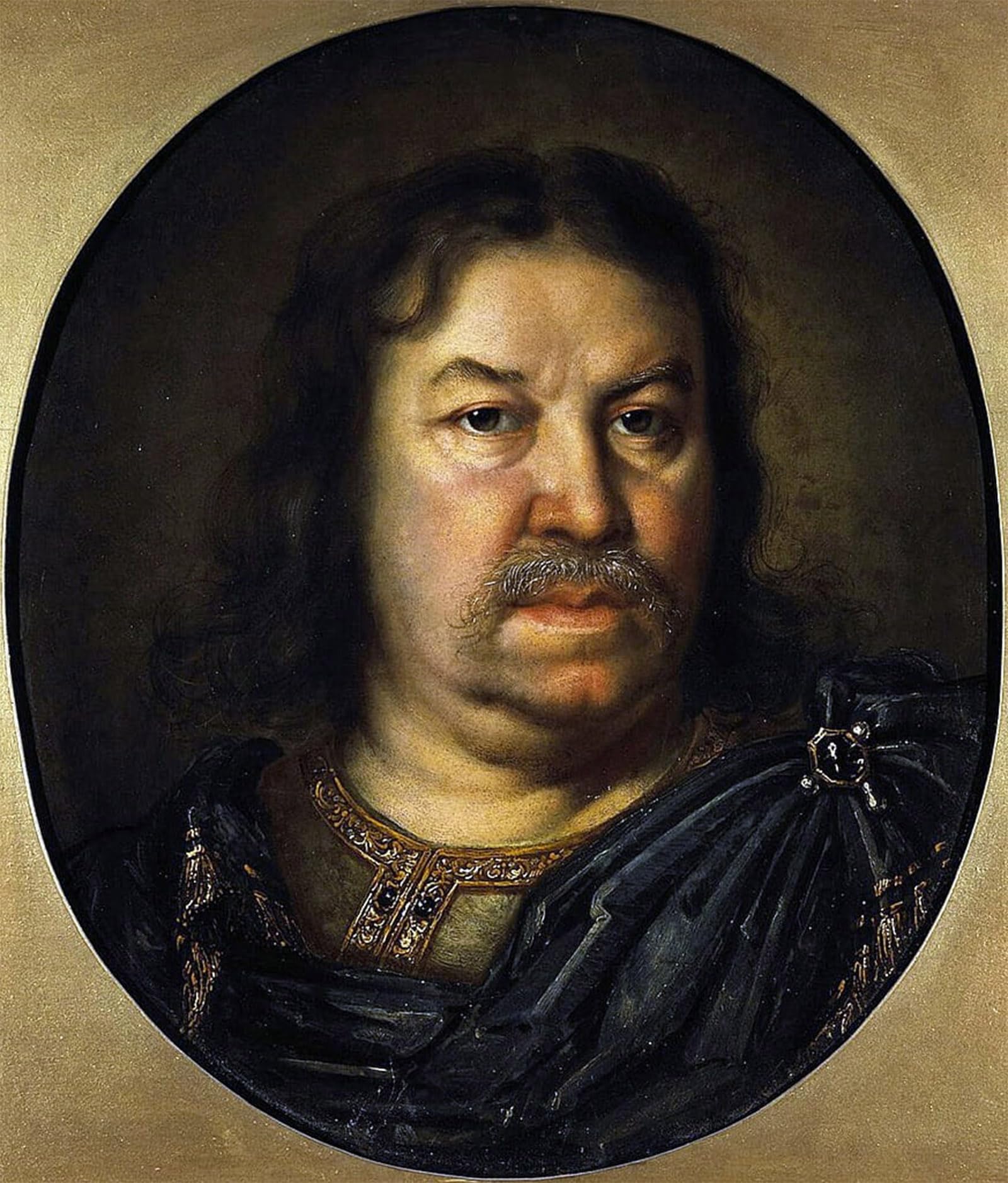 SERENDIPITP Vintage Picture Print on Canvas Wall Art Poster Portrait of Senatoryakov Fyodorovich Dolgorukov by Charles Le Brun Artwork Print Poster for Wall Decor 60x90cm