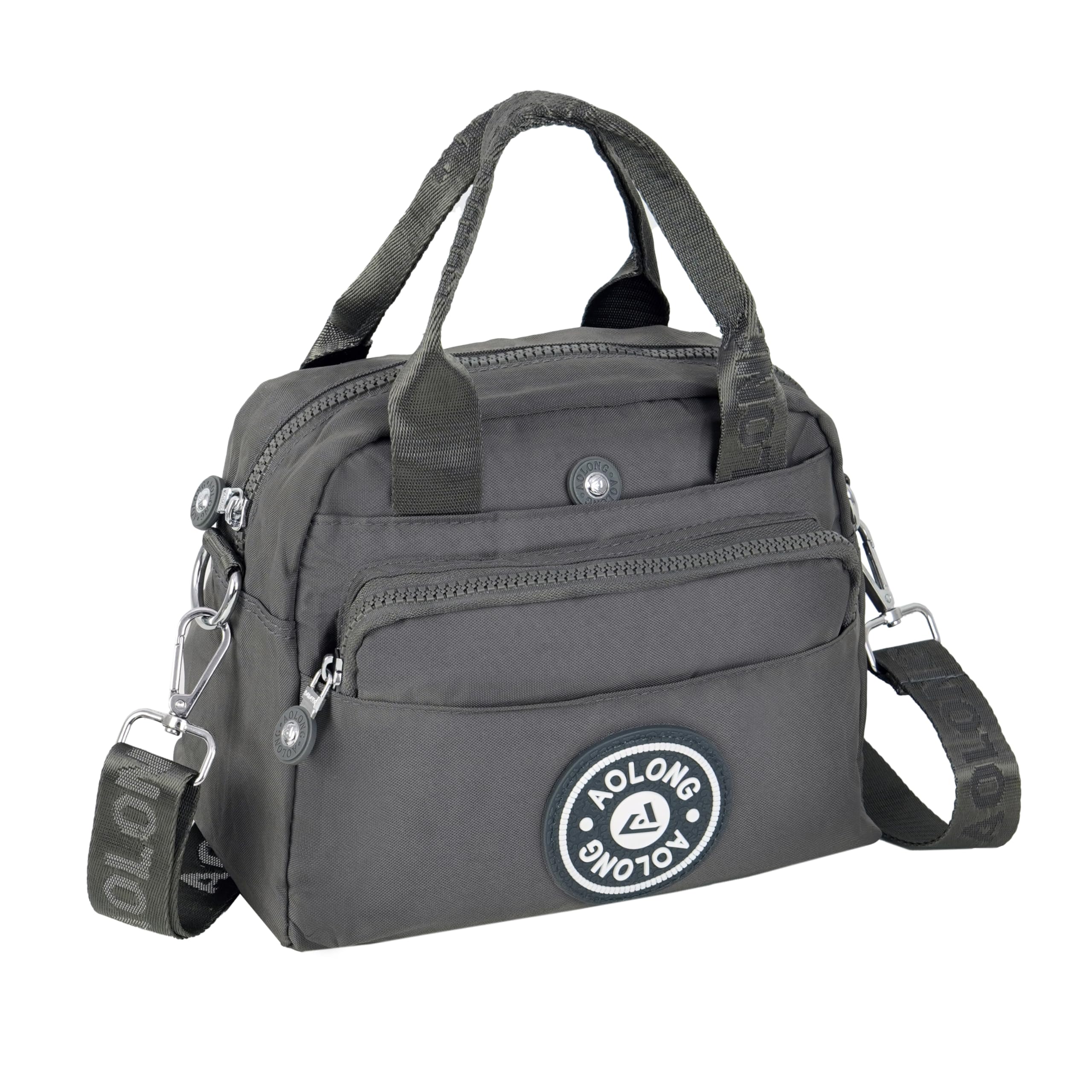 Storite Nylon Womens Fashion Hand sling bag, Lightweight Crossbody Bag, Portable Handbag Bag With Inner Padded Pocket & Adjustable Strap – Grey (B0D1MNKWD4) Amazon Price History, Amazon Price Tracker