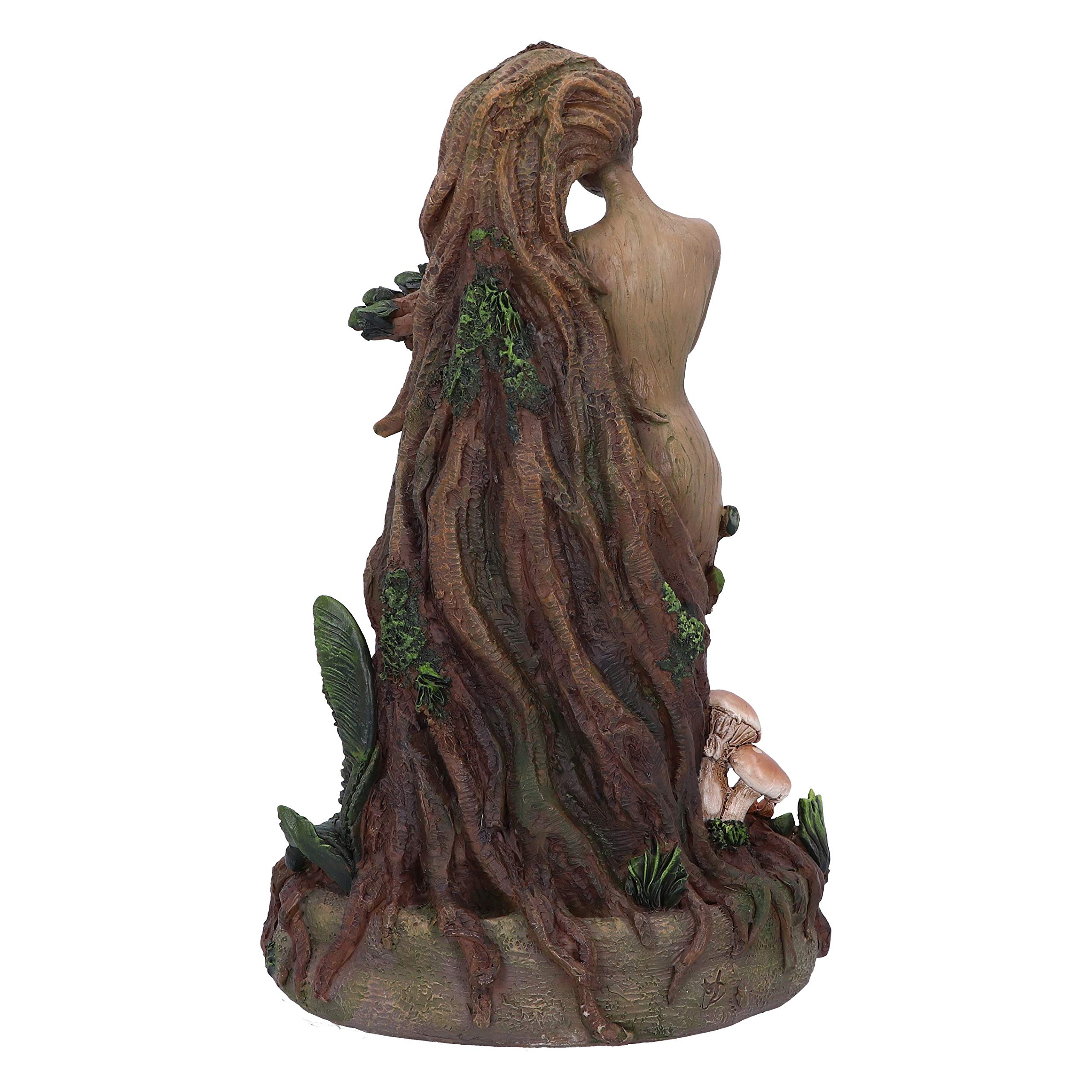 Nemesis Now Lady Earth - Bruciatore di incenso a riflusso naturale, 23,5 cm, colore: Marrone