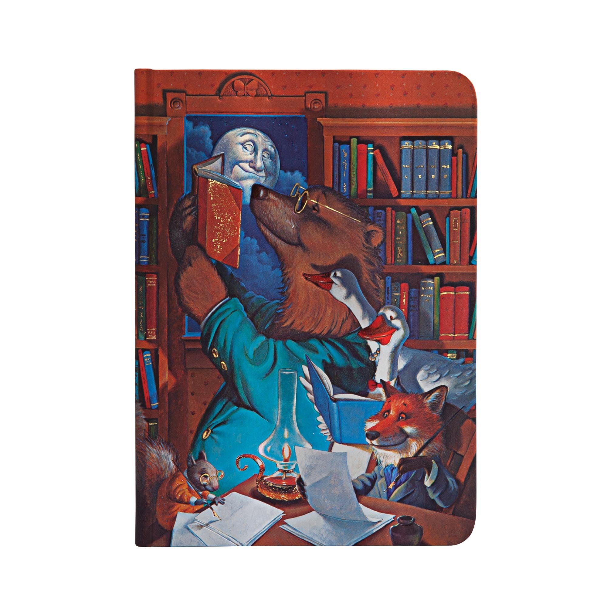 Paperblanks | Hardcover Journal | Moonlight Stories | Unlined | Midi (120 × 170 mm)