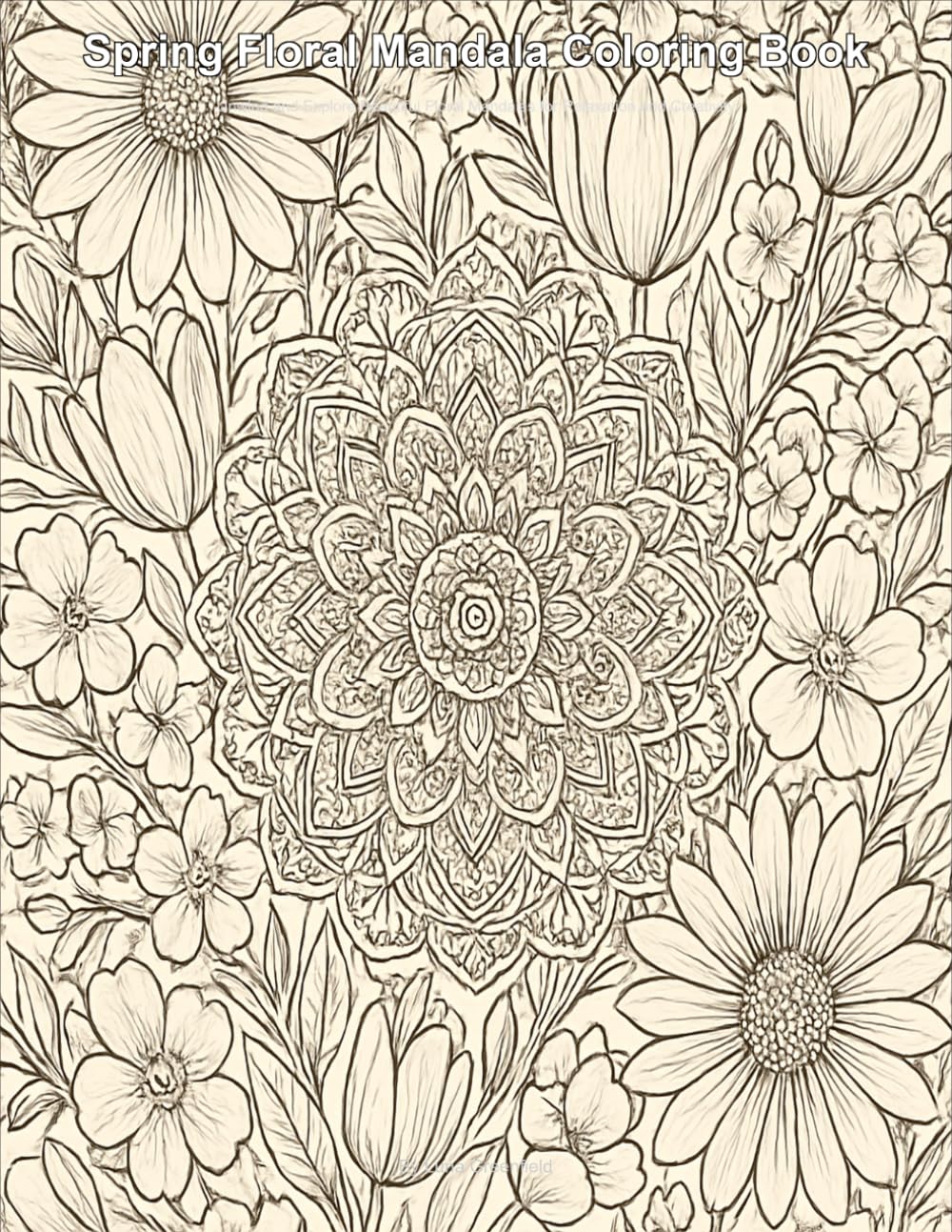 Spring Floral Mandala Coloring Book: Unwind and Explore Beautiful Floral Mandalas for Relaxation and Creativity