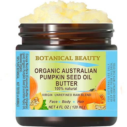 Aceite de Semillas de calabaza orgánica Mantequilla Australiana. 100% NaturalVirgensin refinarcrudo100% puro para la piel, cabello, labio Botánico y