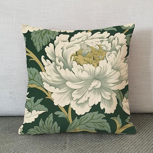 Vista 618 de ArogGeld Chinoiserie - Fundas de almohada escénicas asiáticas, estilo asiático, funda de almohada azul y verde Kelly, funda de cojín para decoración