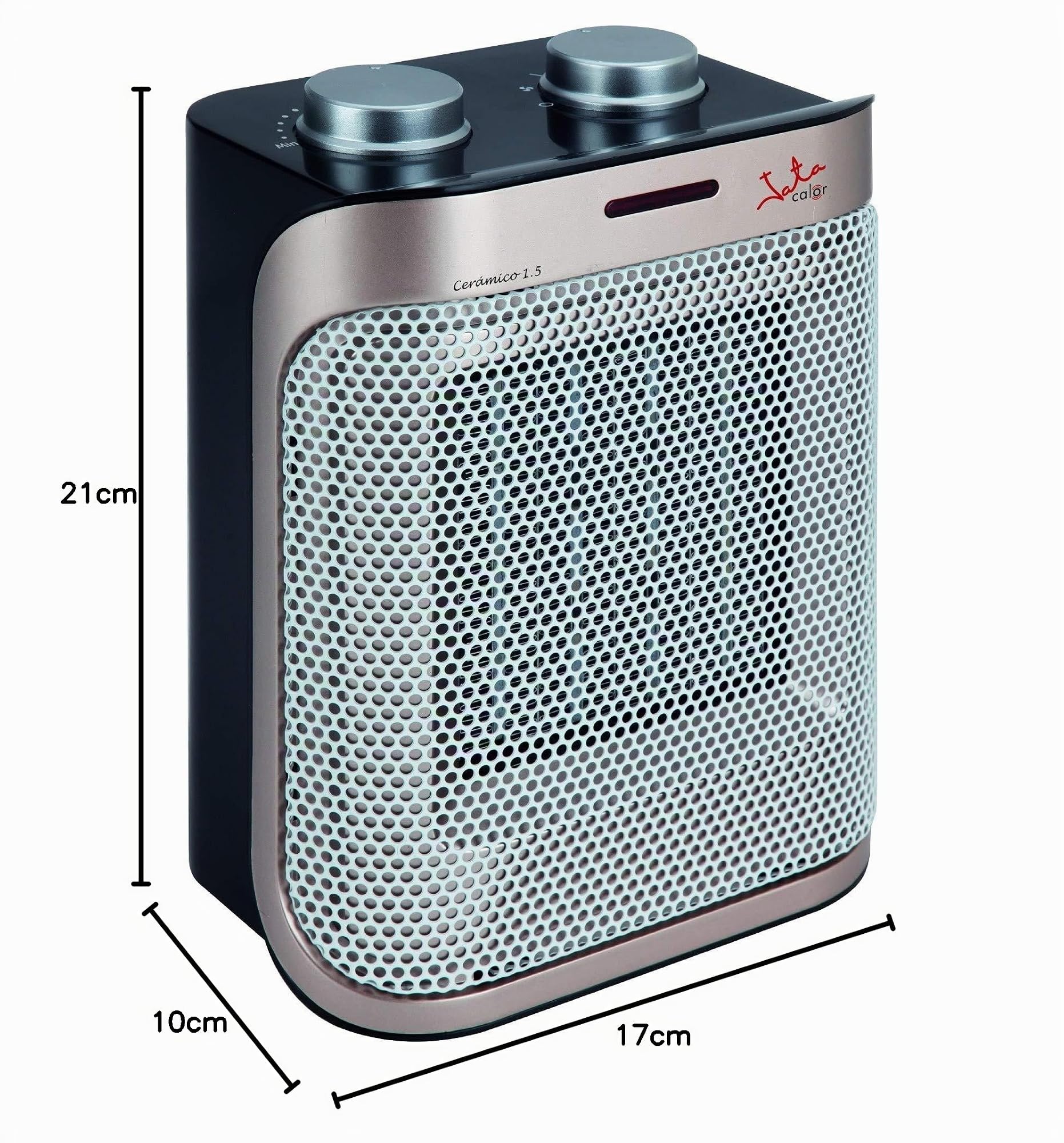 Jata TC92 Calefactor, 1500 W, Negro y Bronce