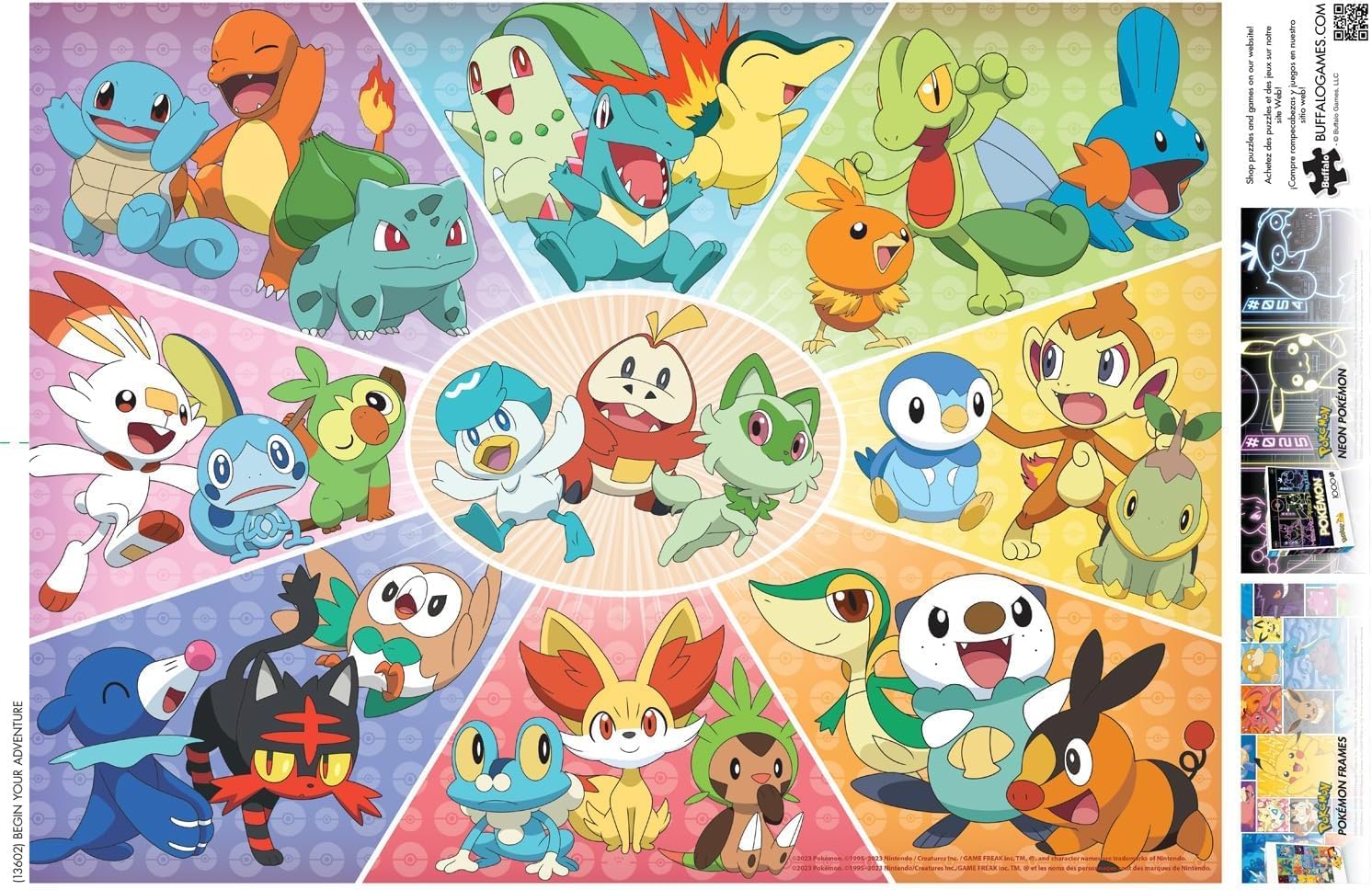 Buffalo Games - Pokemon- Begin Your Adventure - 1000 Piece Jigsaw Puzzle for Adults -Challenging Puzzle Perfect for Game Nights - Finished Size is 26.75 x 19.75