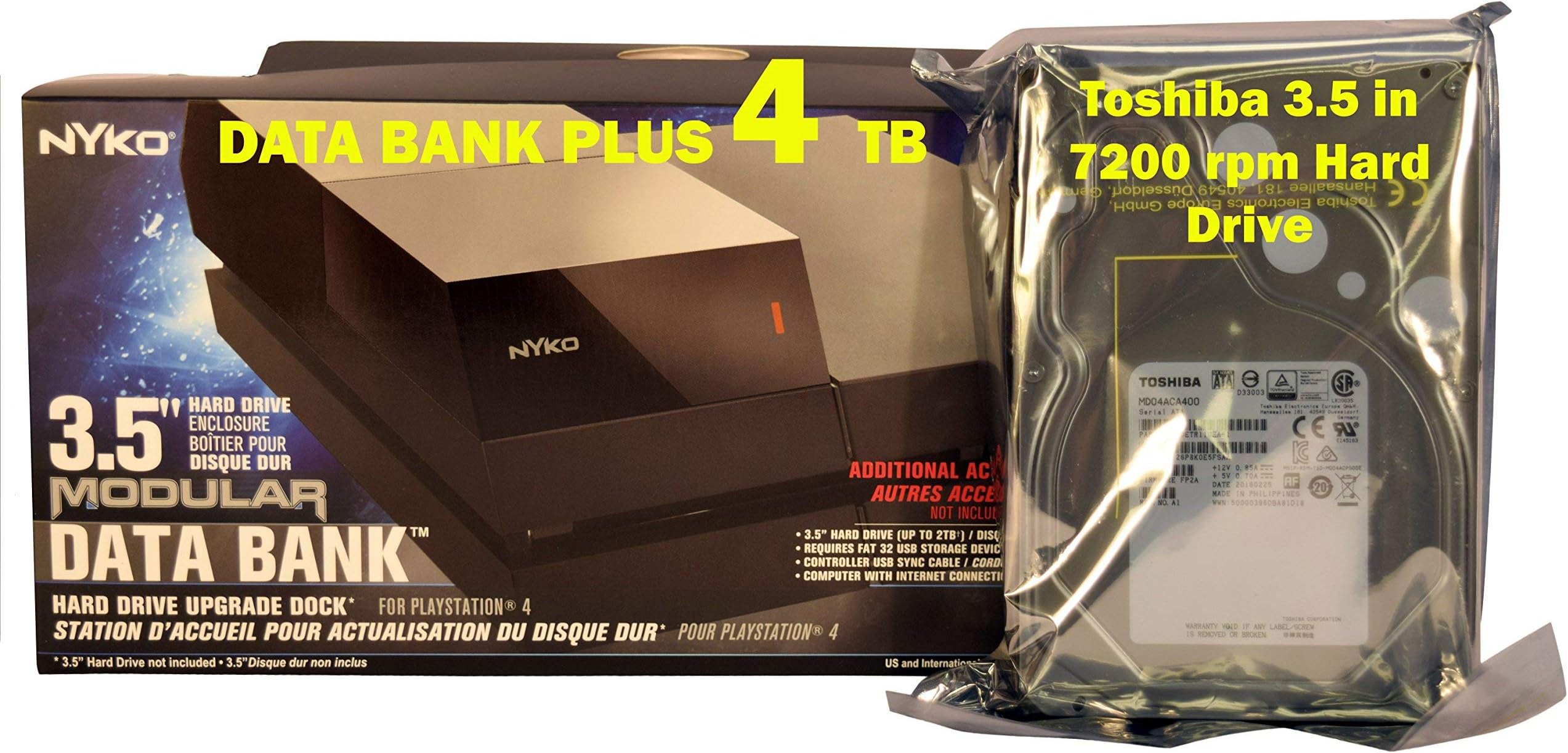 JFJ Disc Repair PS4 Data Bank Plus 4 TB - PlayStation 4